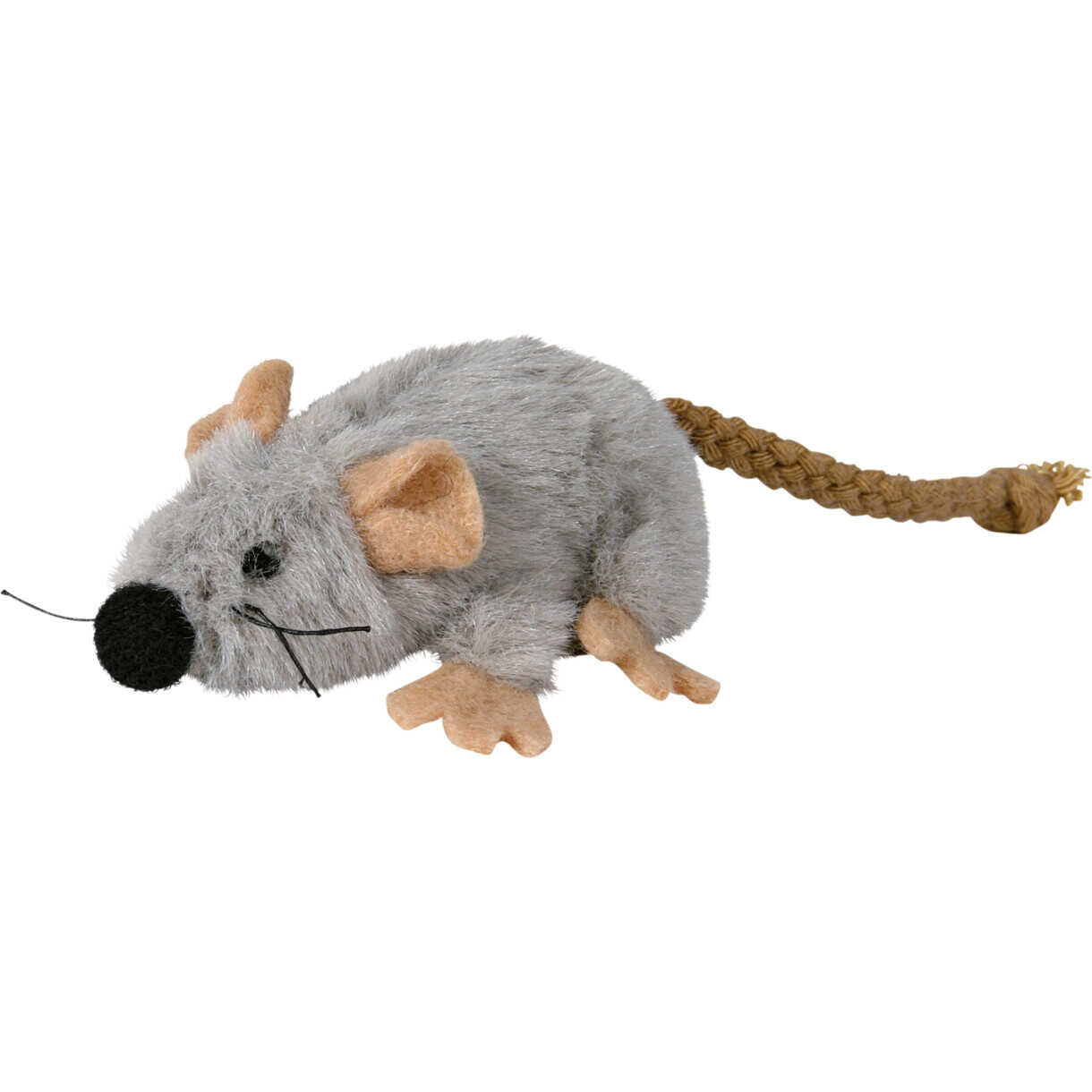 Jolly Paw Legetøjs mus med katteurt 7 cm