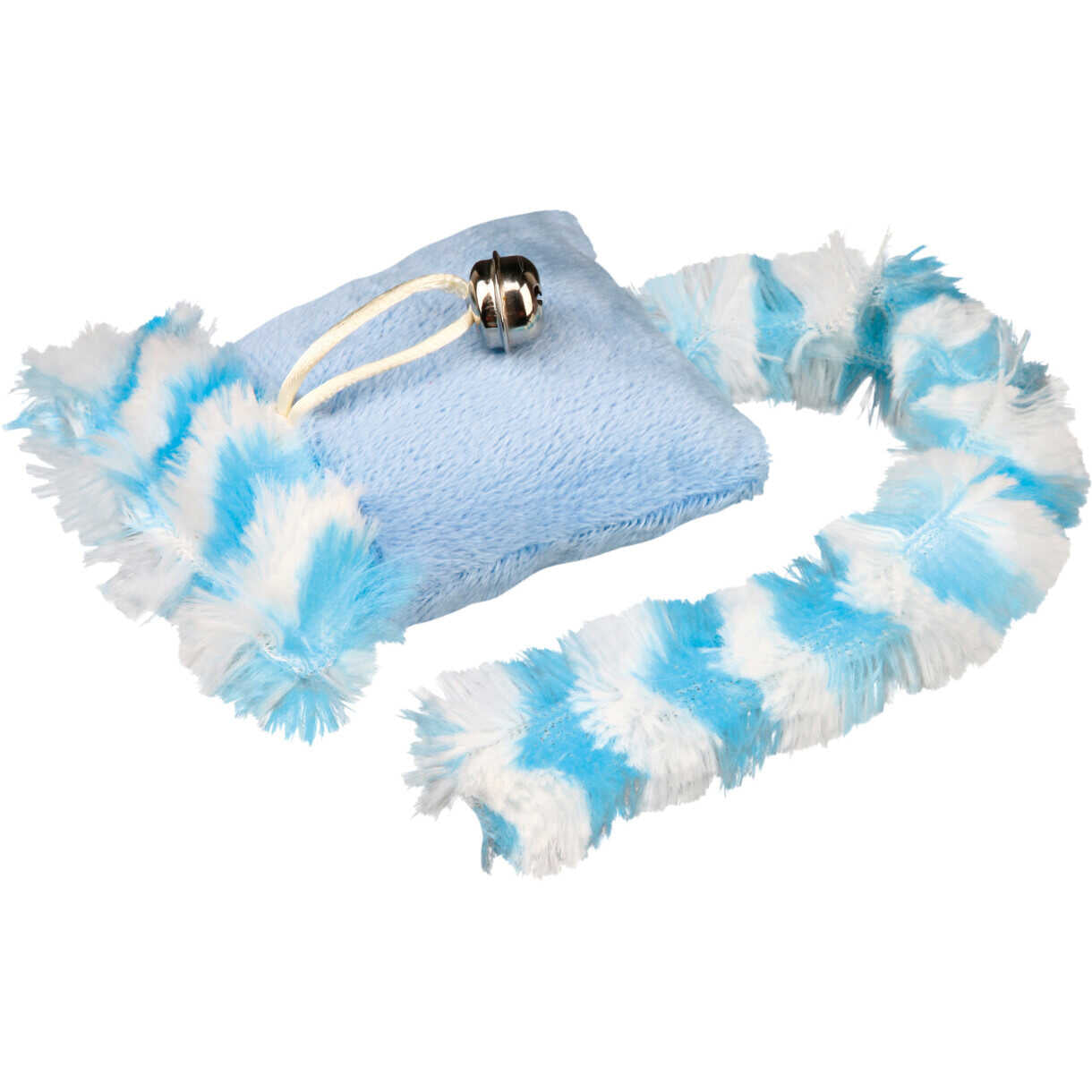 Jolly Paw Pude med klokke og catnip 20 cm Assorterede farver