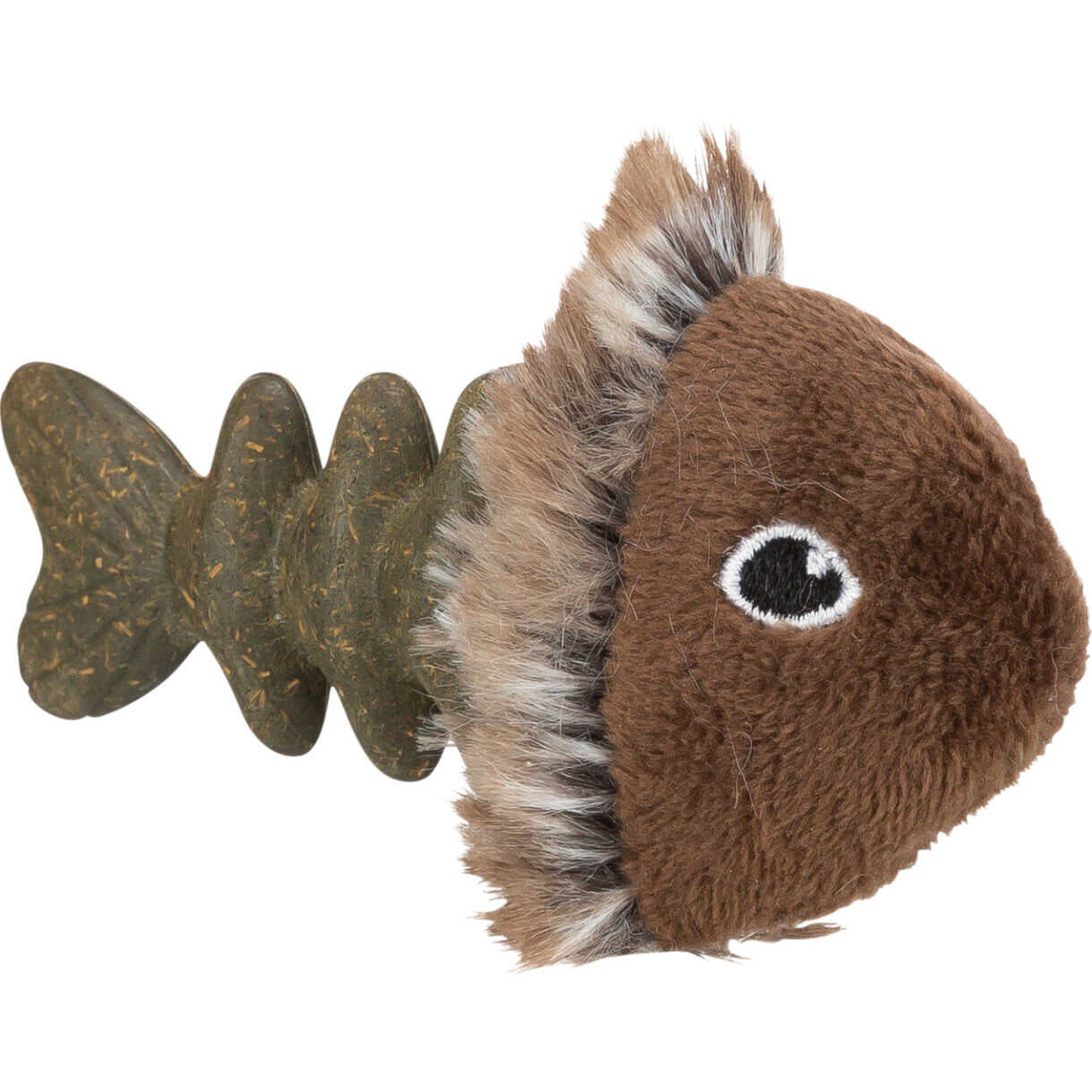 Jolly Paw Fisk, plys, katteurth 9 cm Multi/mønstret