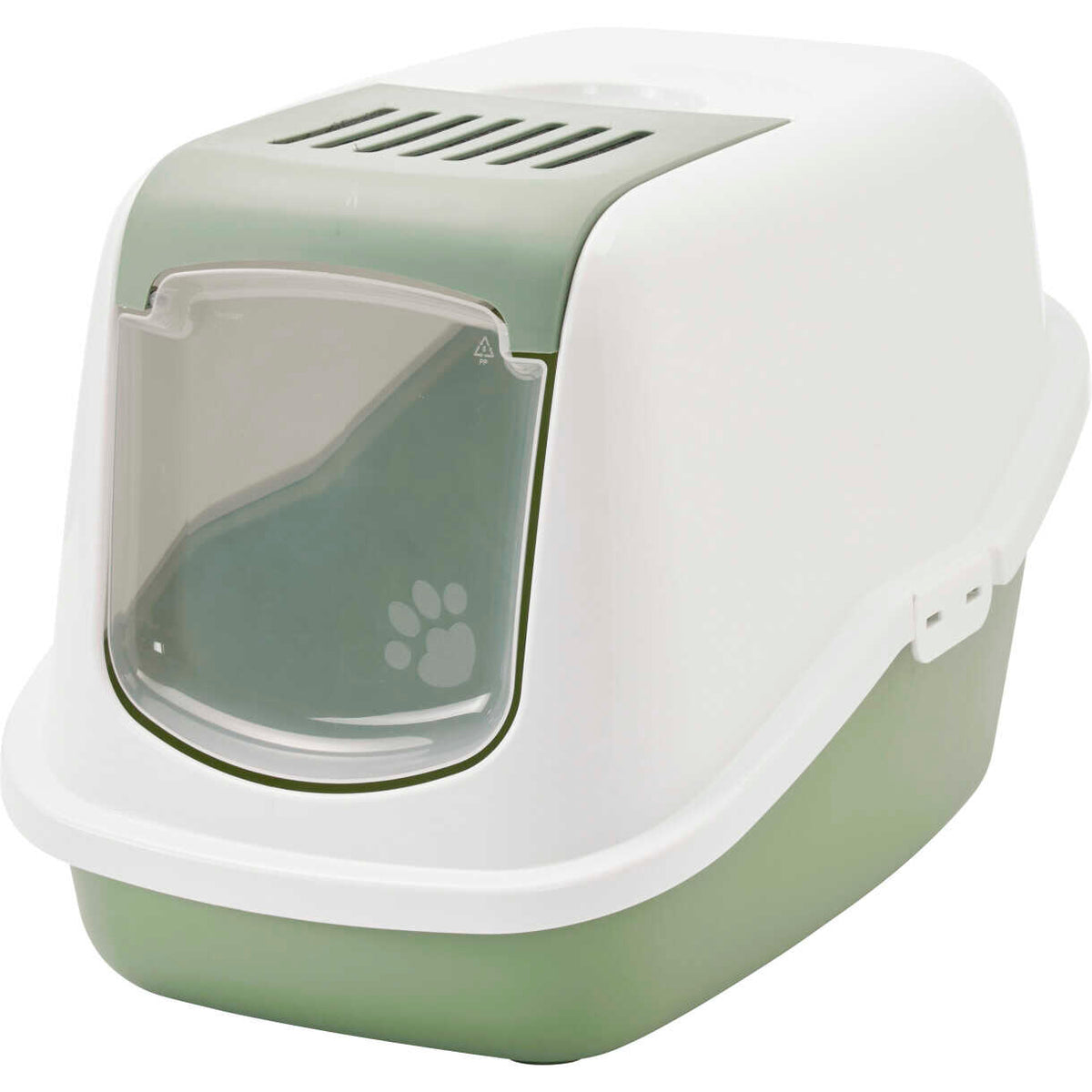 Savic kattetoilet Nestor 56 x 39 x 38,5 cm beige/grøn