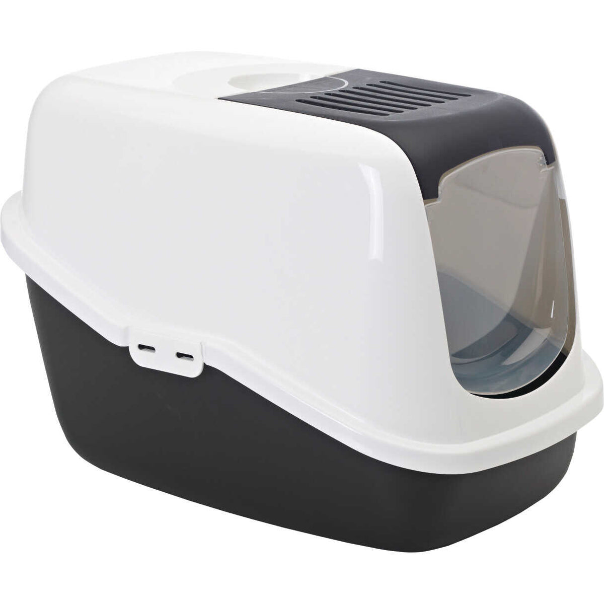 Savic kattetoilet Nestor 56 x 39 x 38,5 cm hvid og sort
