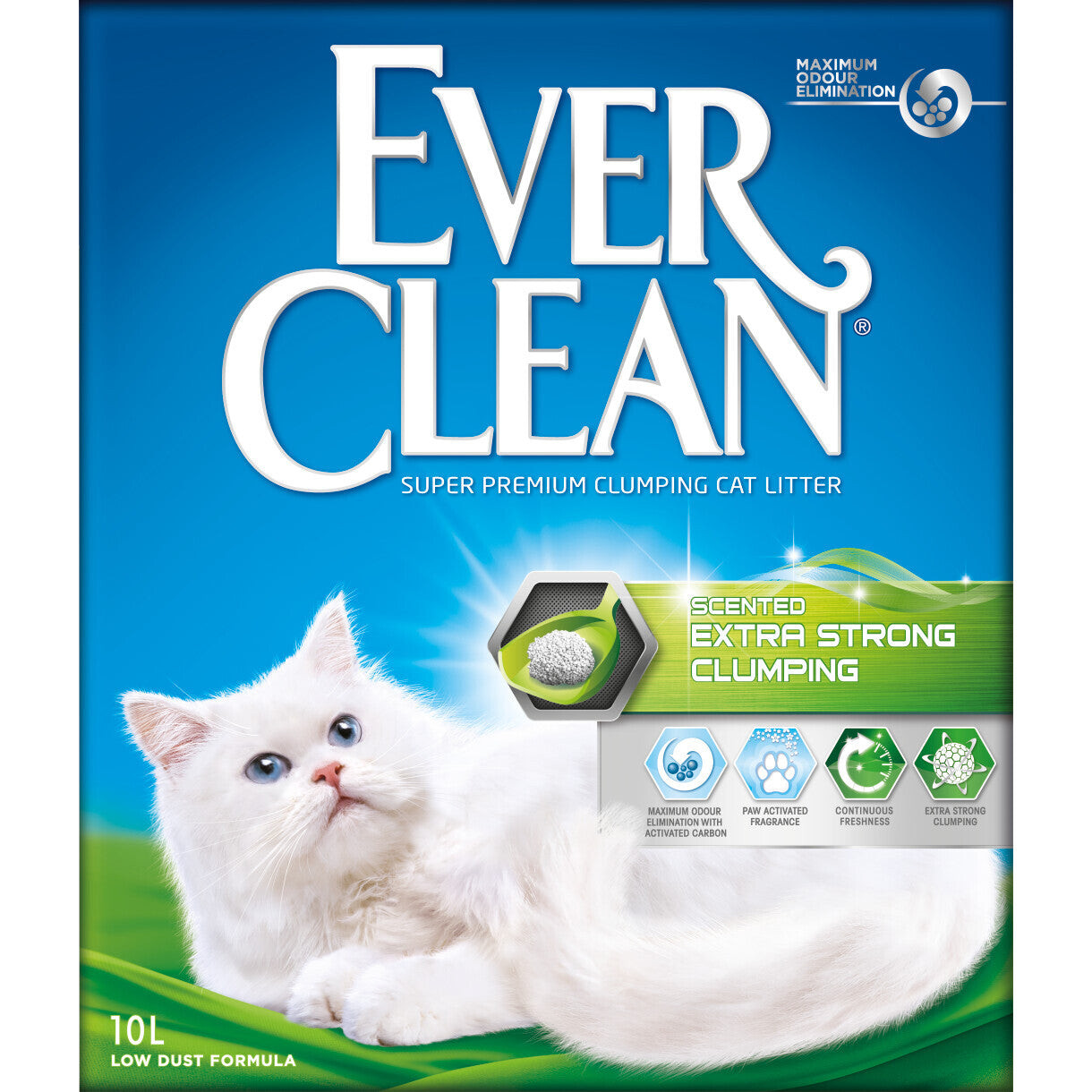 Ever Clean kattegrus Extra Strength med duft