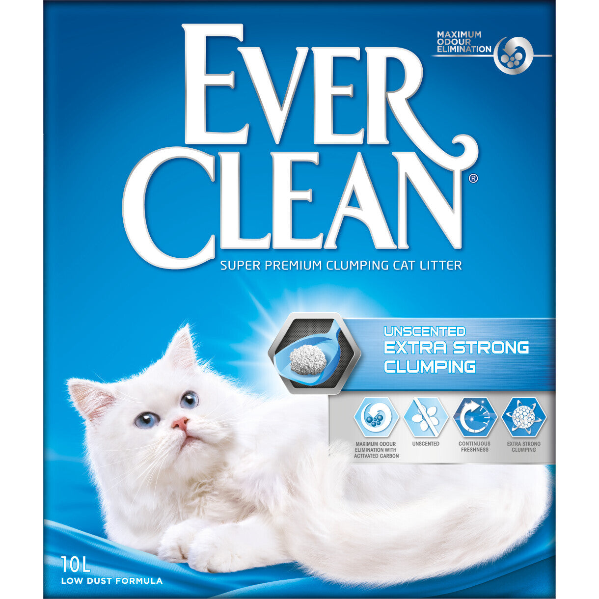 Ever Clean kattegrus Extra Strength uden duft