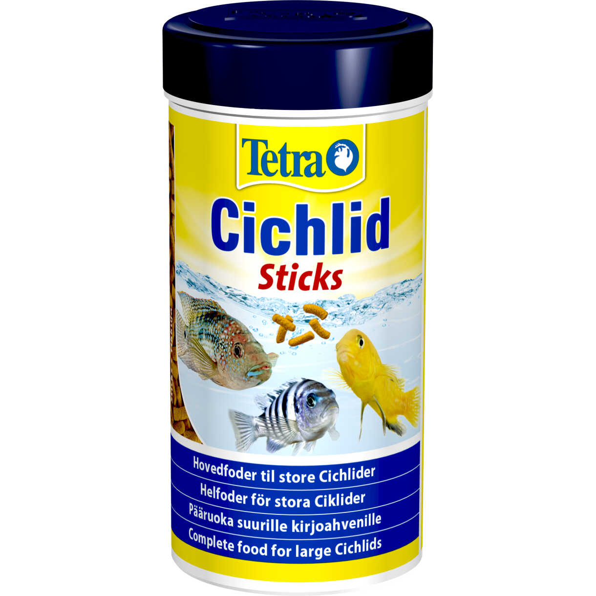 Tetra Cichlid Sticks akvarie fuldfoder i piller
