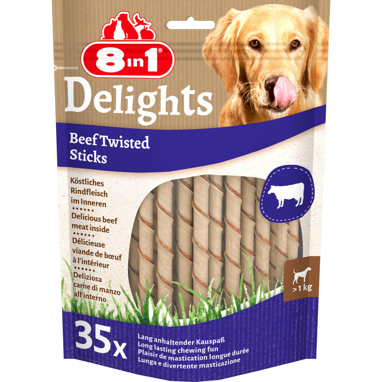 8in1 snoet oksekød hundegodbidder