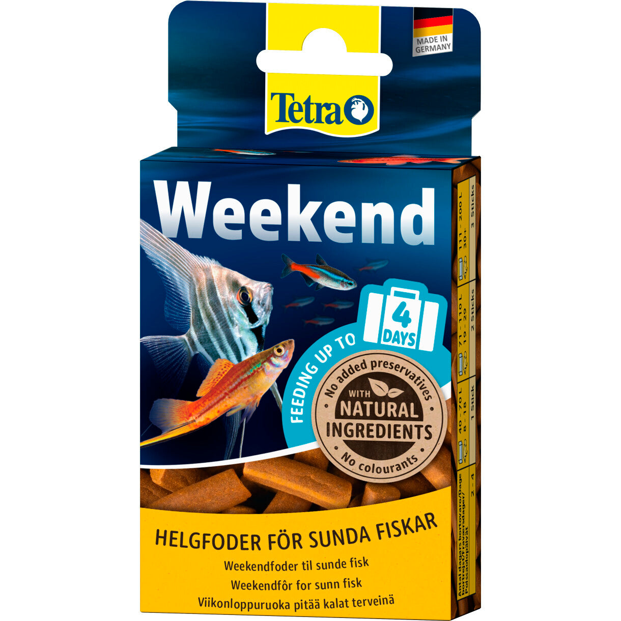 Tetra Weekendfoder 20 TABL.