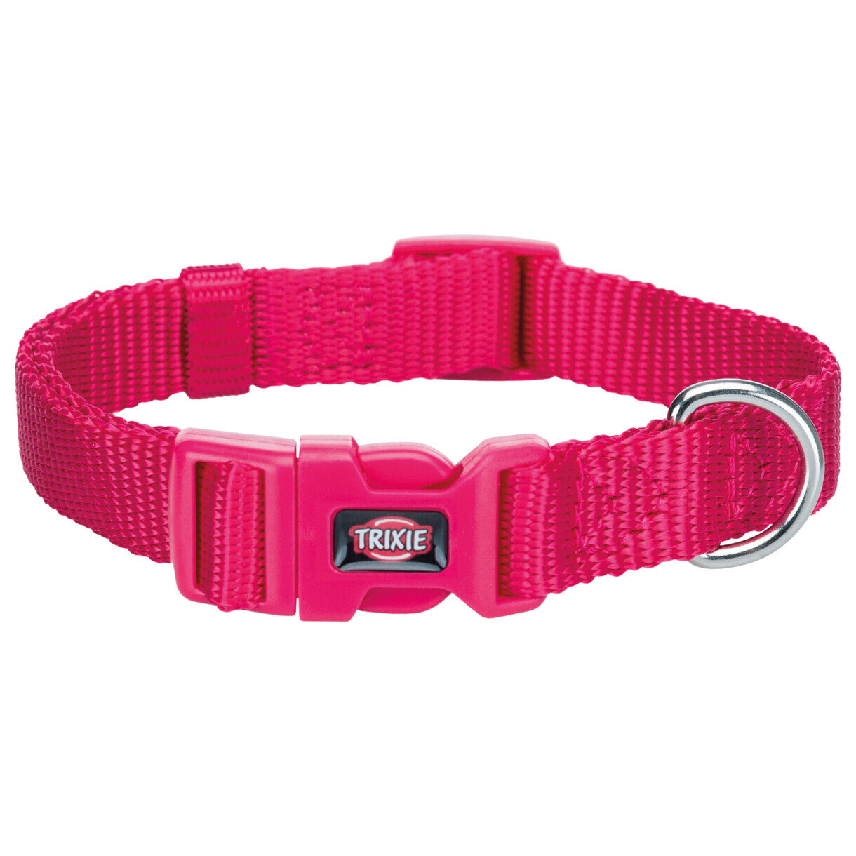 Trixie Premium hundehalsbånd i nylon - Fuchsia