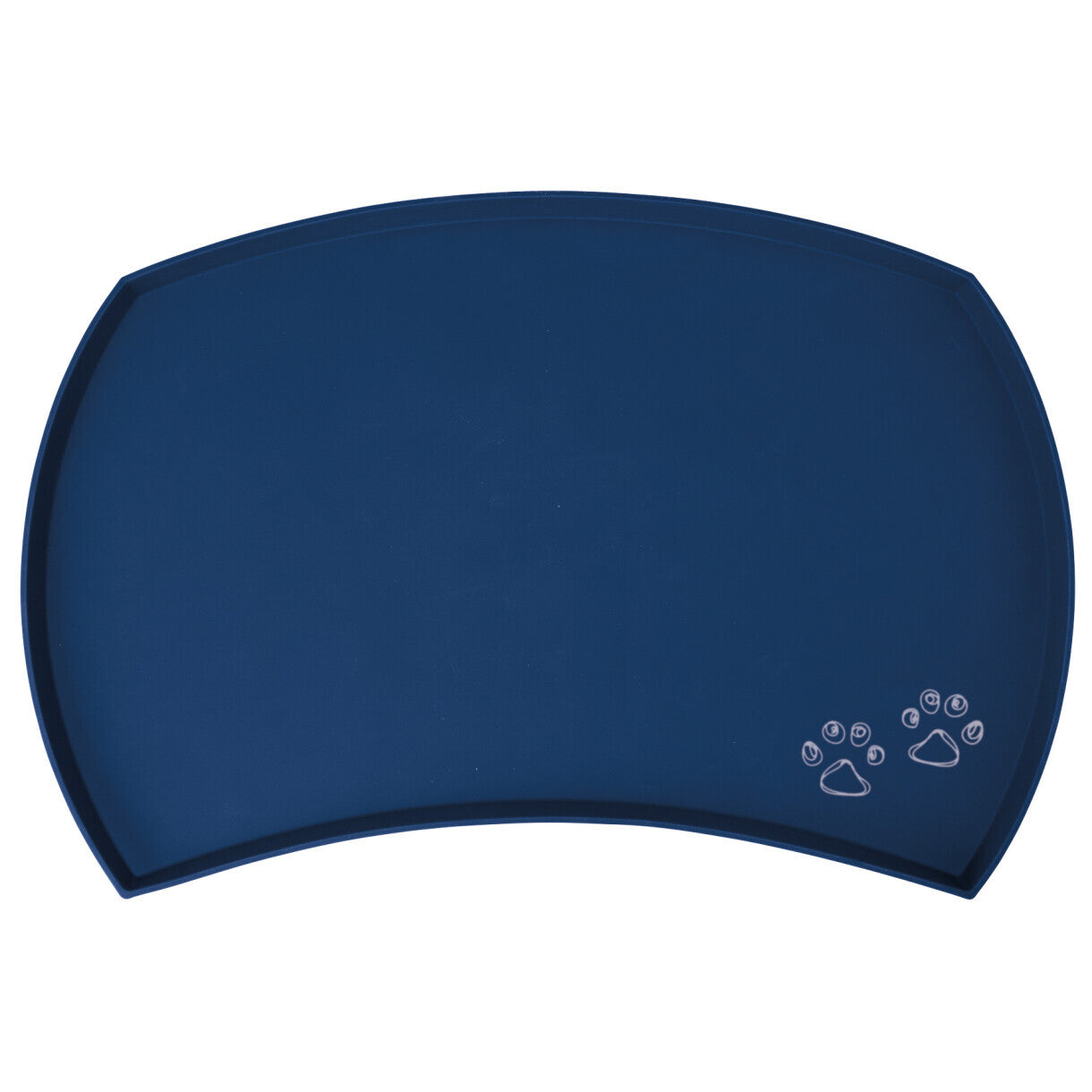 Trixie hunde og katte skåleunderlag silikone 48x27 cm - blå