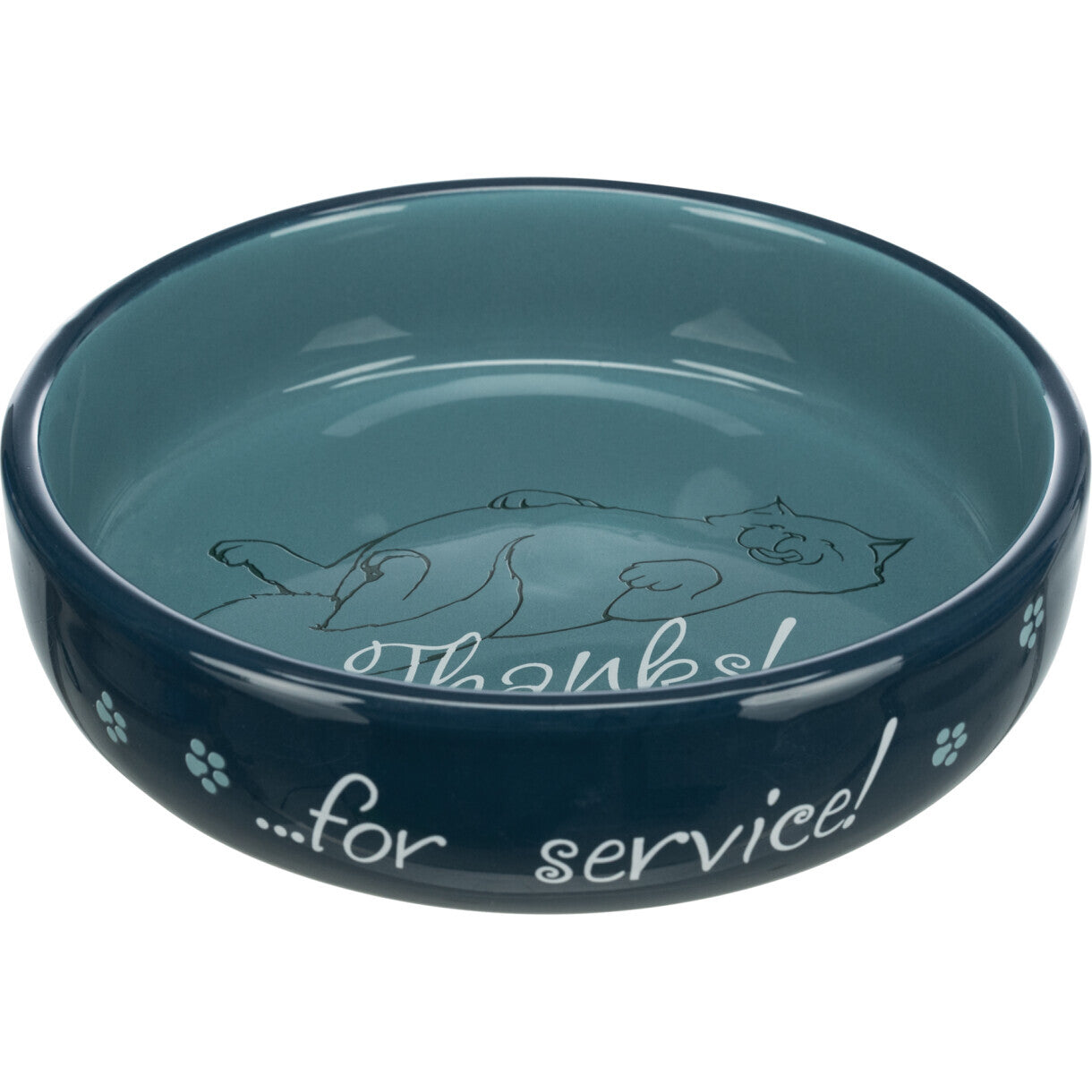 Trixie katte skål 0,3 liter ø15 cm assorteret farver