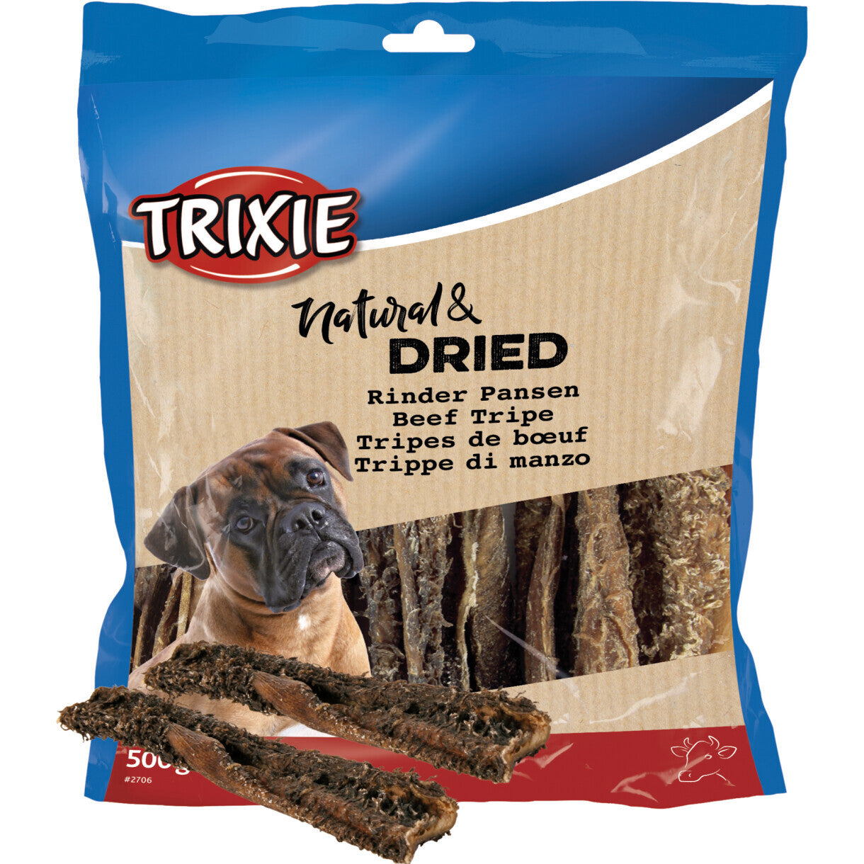 Trixie Oksekallun tørret til hunde 500 g