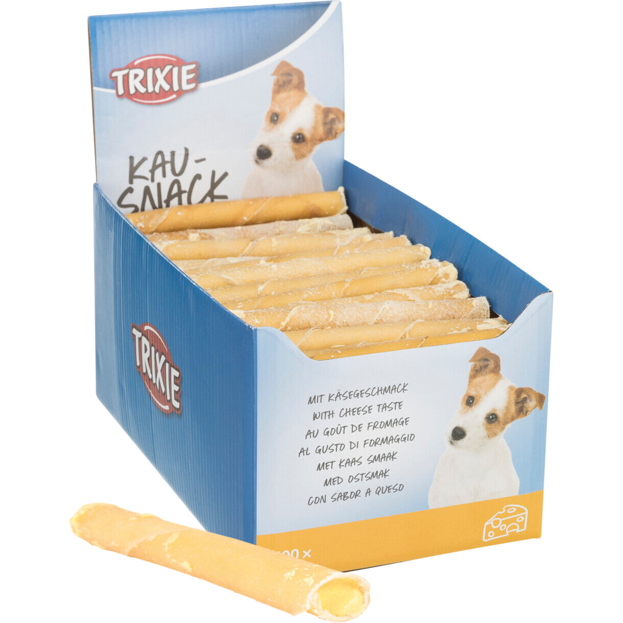 100 stk. Trixie Tyggeruller med ost 12 cm
