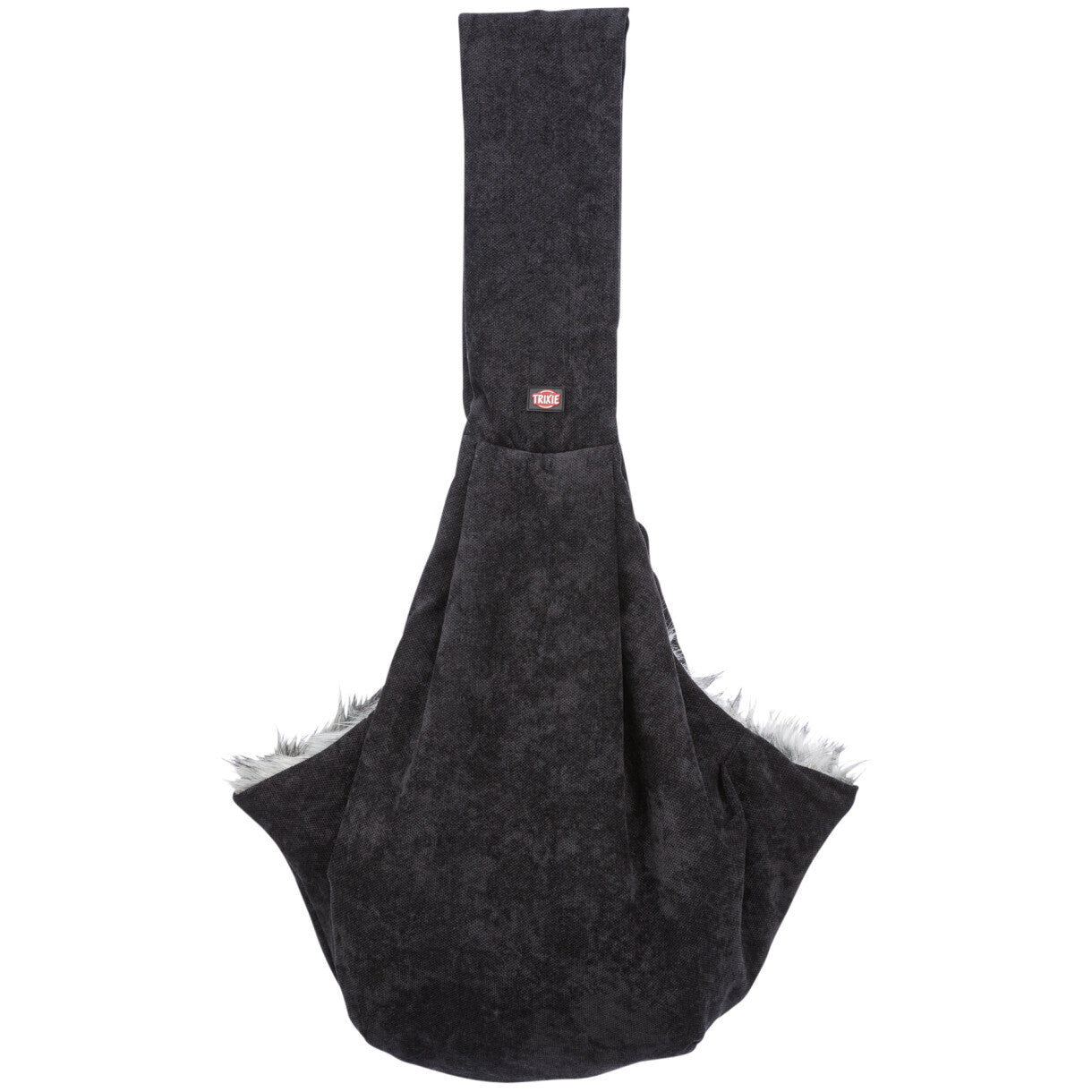 Trixie blød bæretaske til hunde 22 x 20 x 60 cm - sort og grå