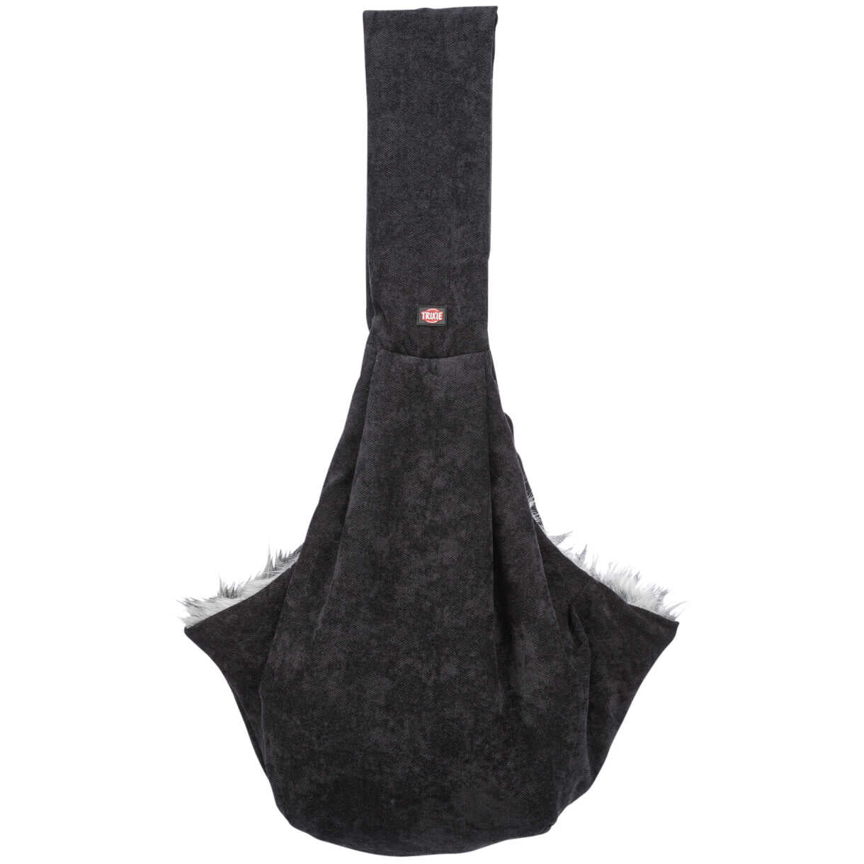 Trixie blød bæretaske til hunde 22 x 20 x 60 cm - sort og grå