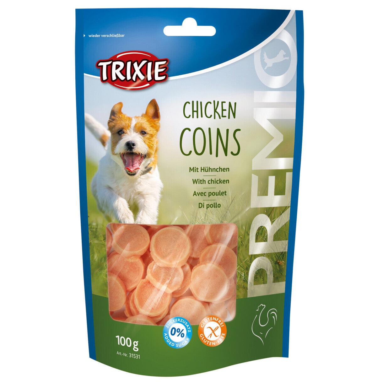 Trixie Premio kyllinge Coins hundegodbidder - 100 g