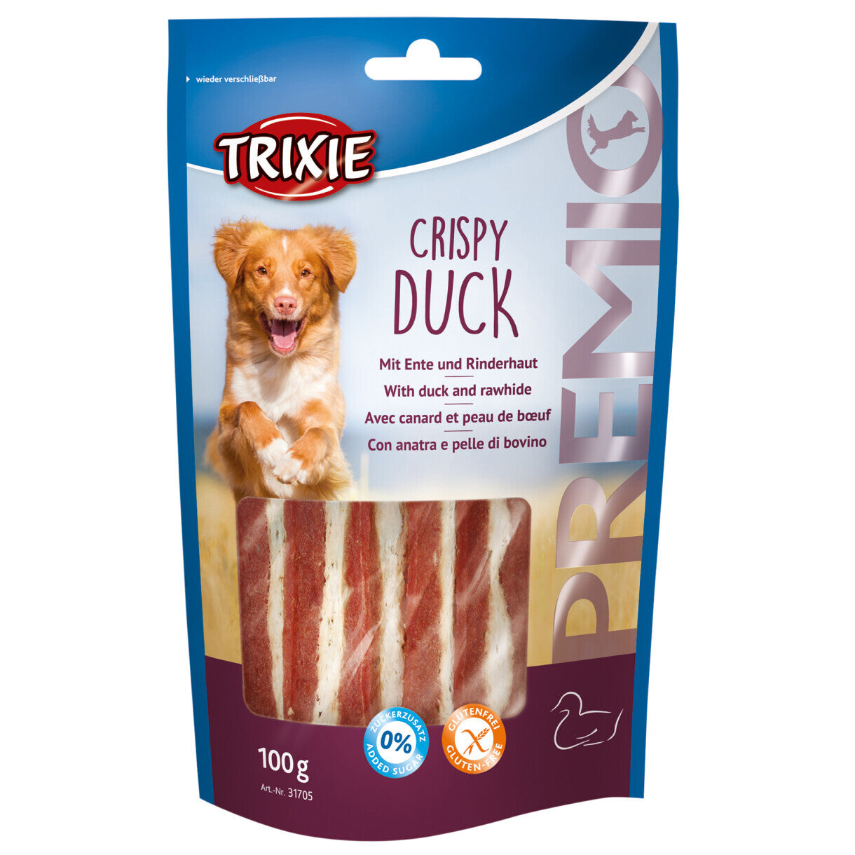 Trixie Premio Crispy Duck hundegodbidder