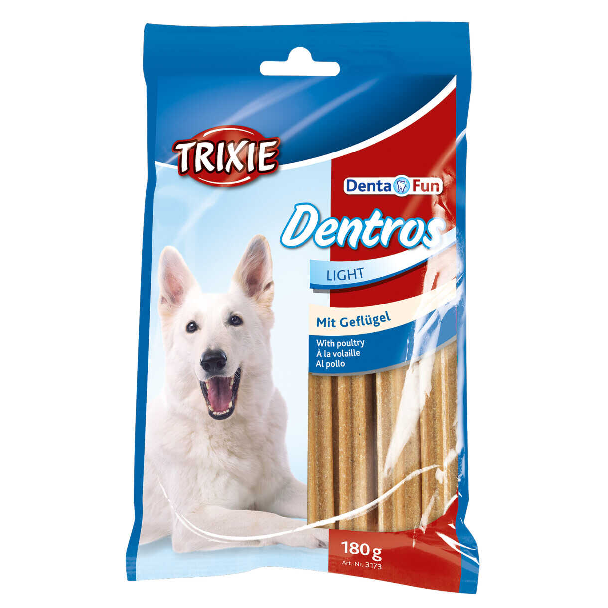 180 g Trixie Denta Fun denta sticks til hunde - god for tænderne