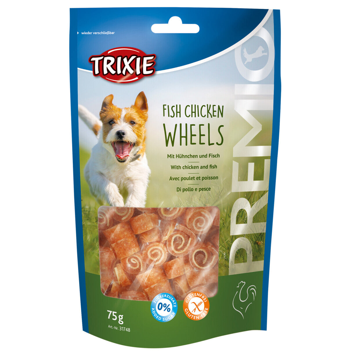 Trixie Premio Fish Chicken Wheels hundegodbidder