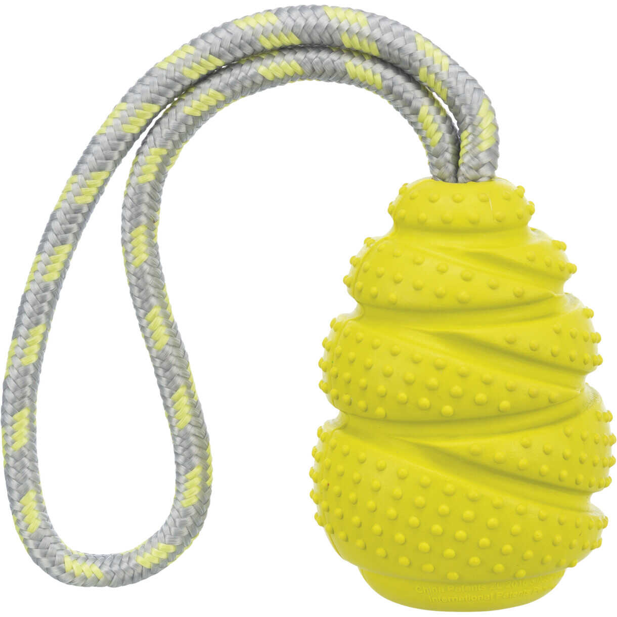 Trixie Hundelegetøj jumper på reb - naturgummi - assorteret farver