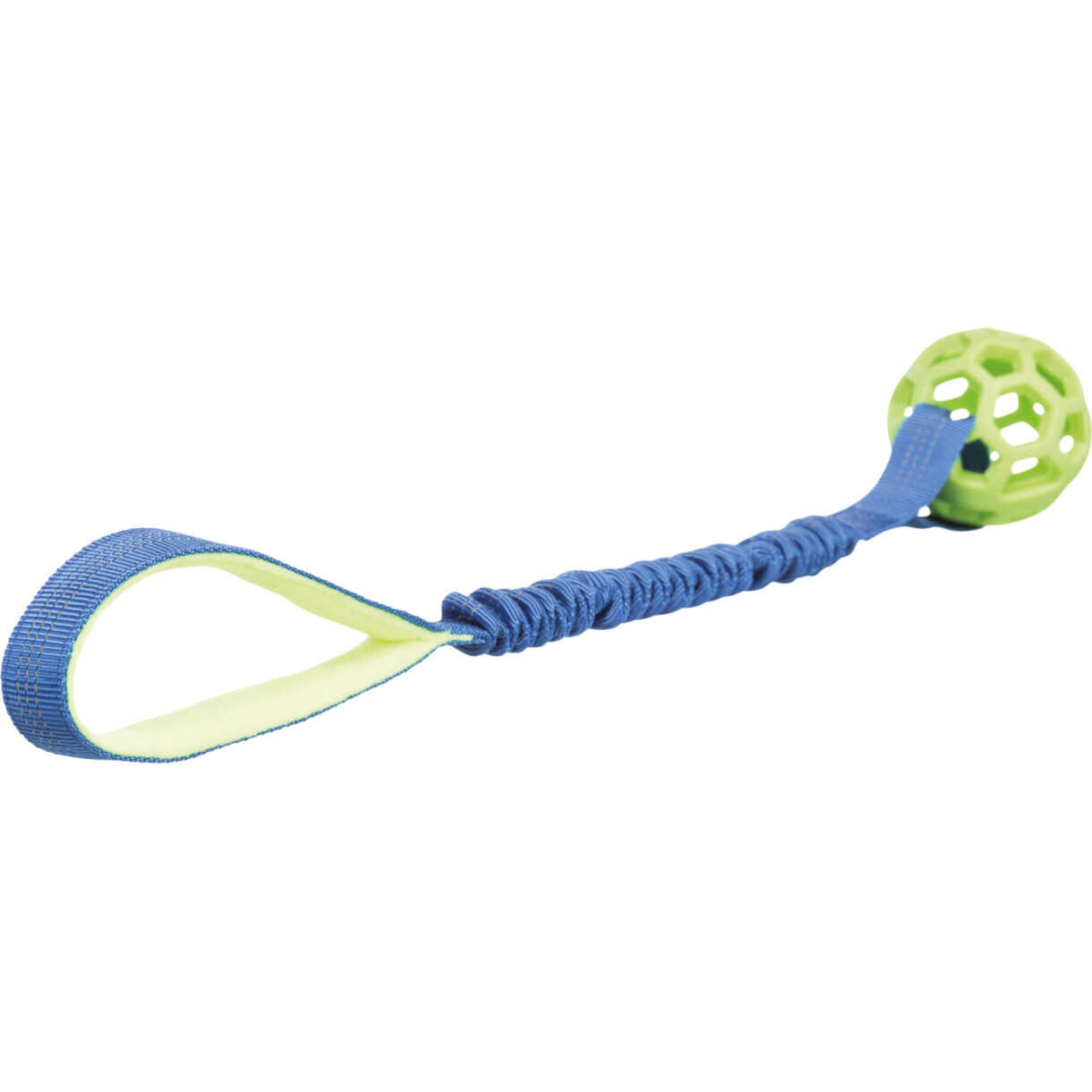 Trixie hundelegetøj Bungee reb med bold ø7 cm 48 cm - assorteret farver