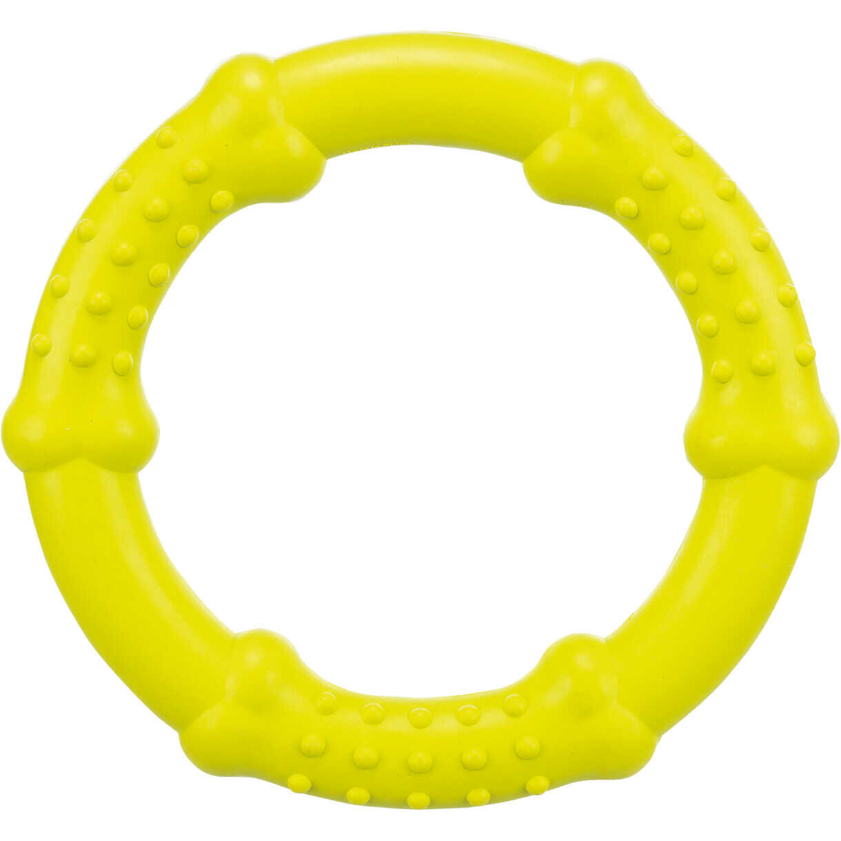Trixie Hundelegetøj Ring i gummi ø 15 cm assorteret farver