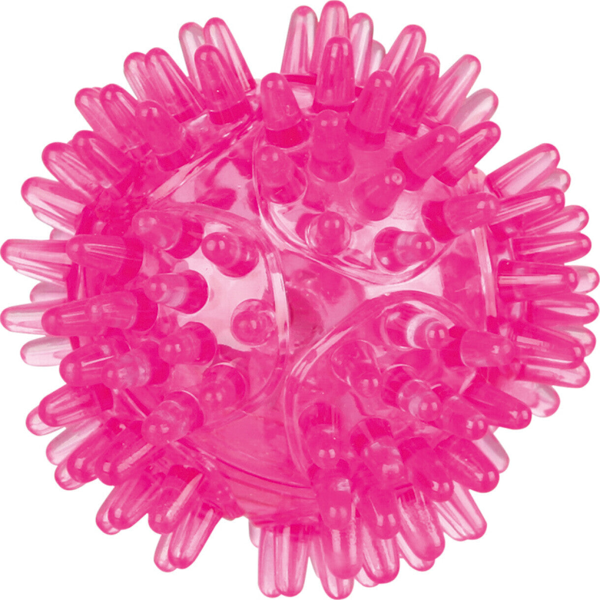 Trixie Hundelegetøj Blinkende pindsvin bold - ø 5 cm