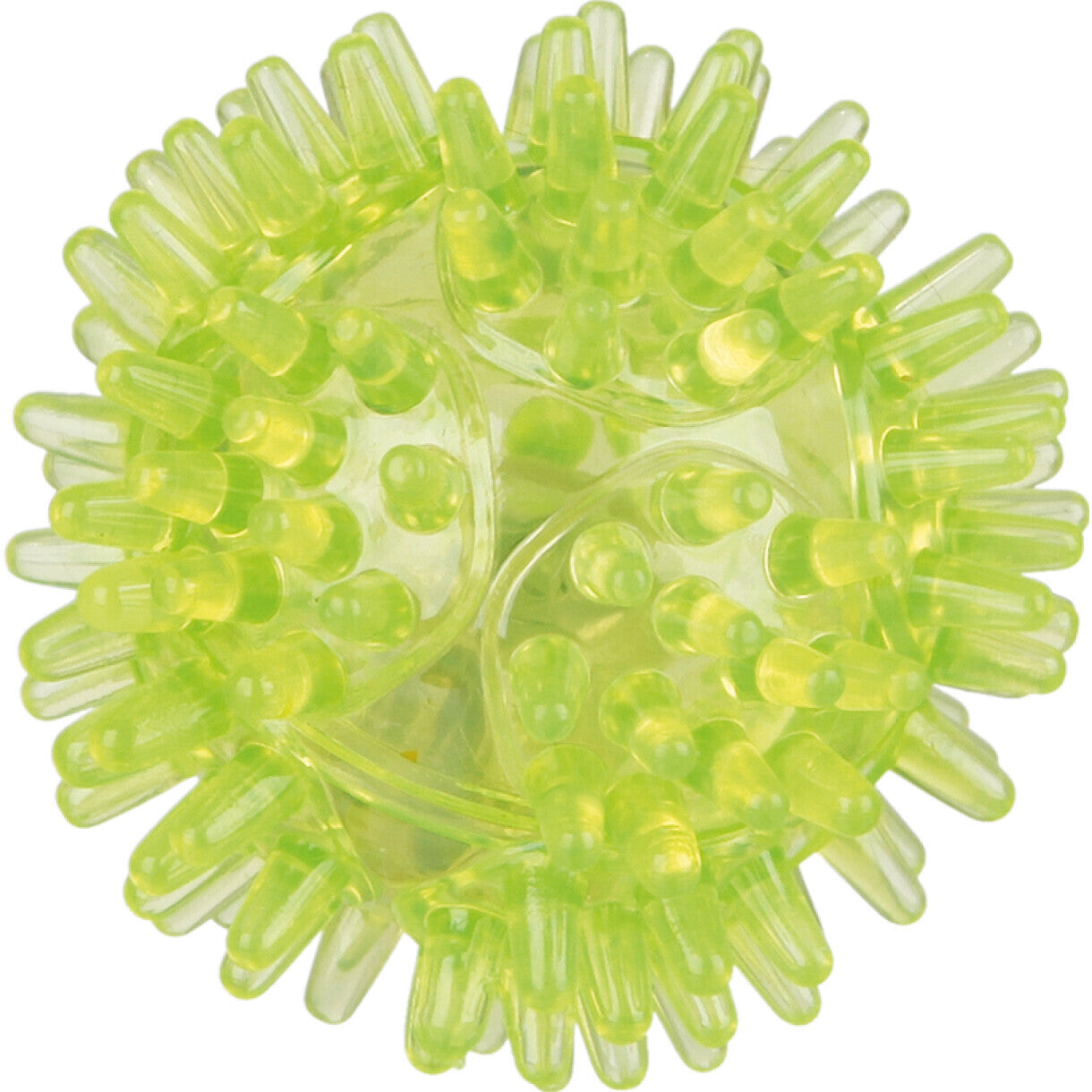 Trixie Hundelegetøj Blinkende pindsvin bold - ø 5 cm