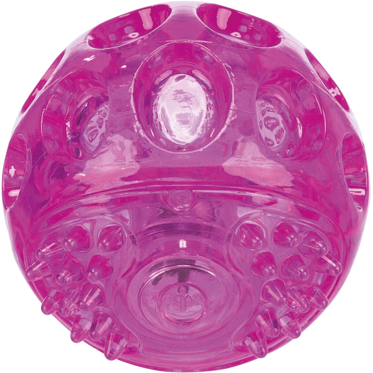 Trixie Hundelegetøj Blinkende bold thermoplastisk gummi - assorteret farver
