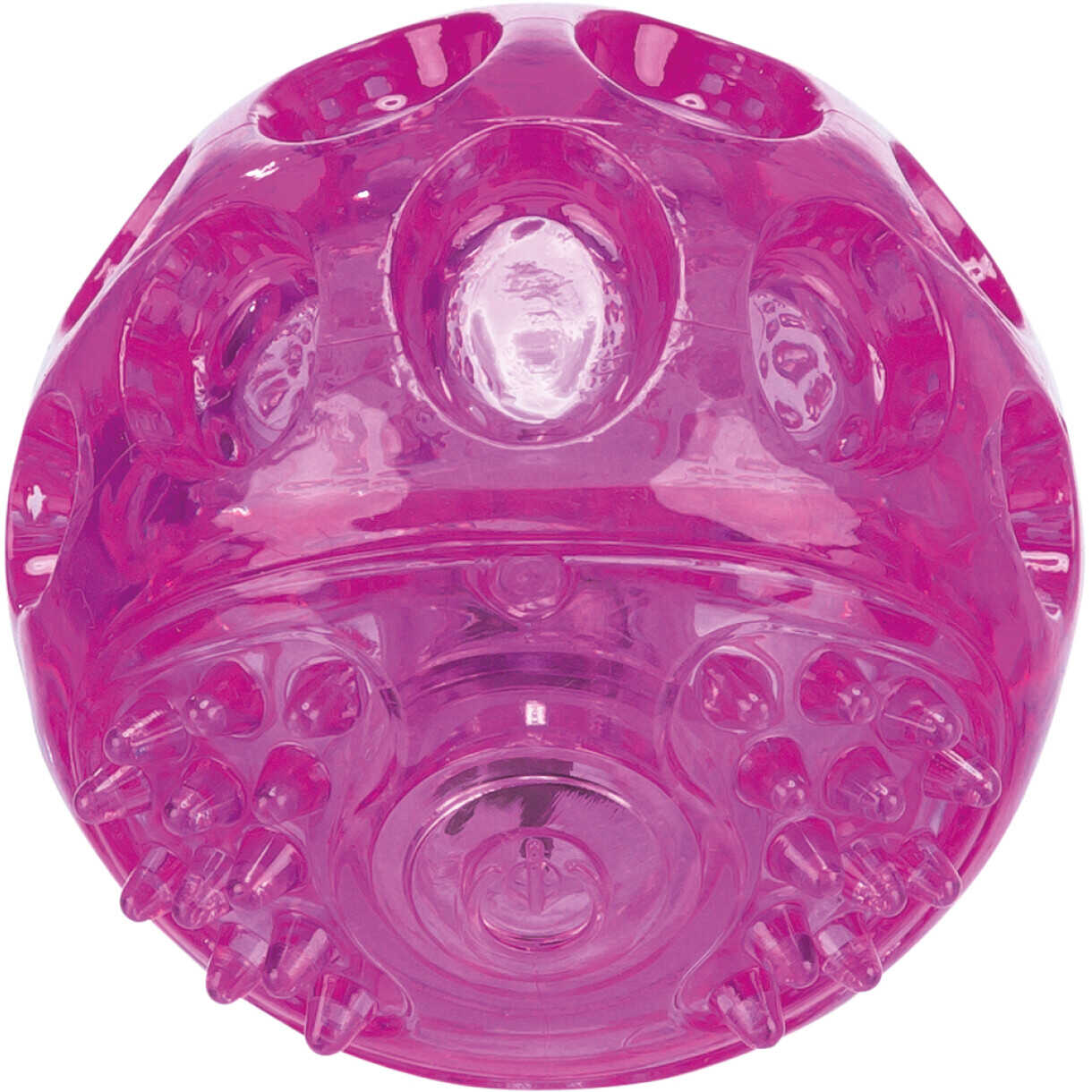 Trixie Hundelegetøj Blinkende bold thermoplastisk gummi - assorteret farver