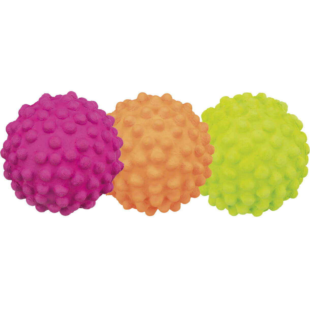 Trixie Hundelegetøj Pindsvinbold i skumgummi - ø 7 cm - assorteret farver