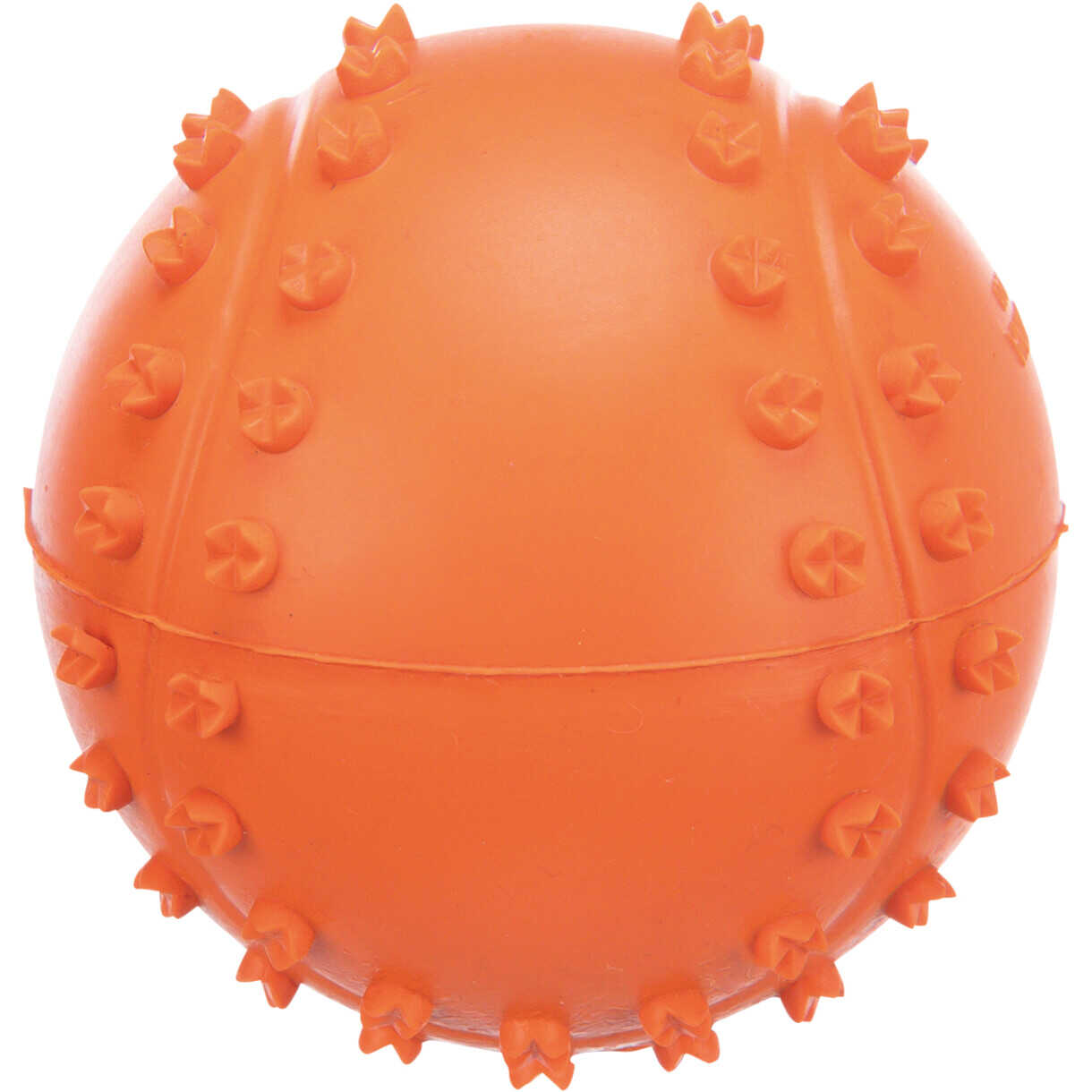 Trixie Hundelegetøj Bold i naturgummi med lyd - assorteret farver