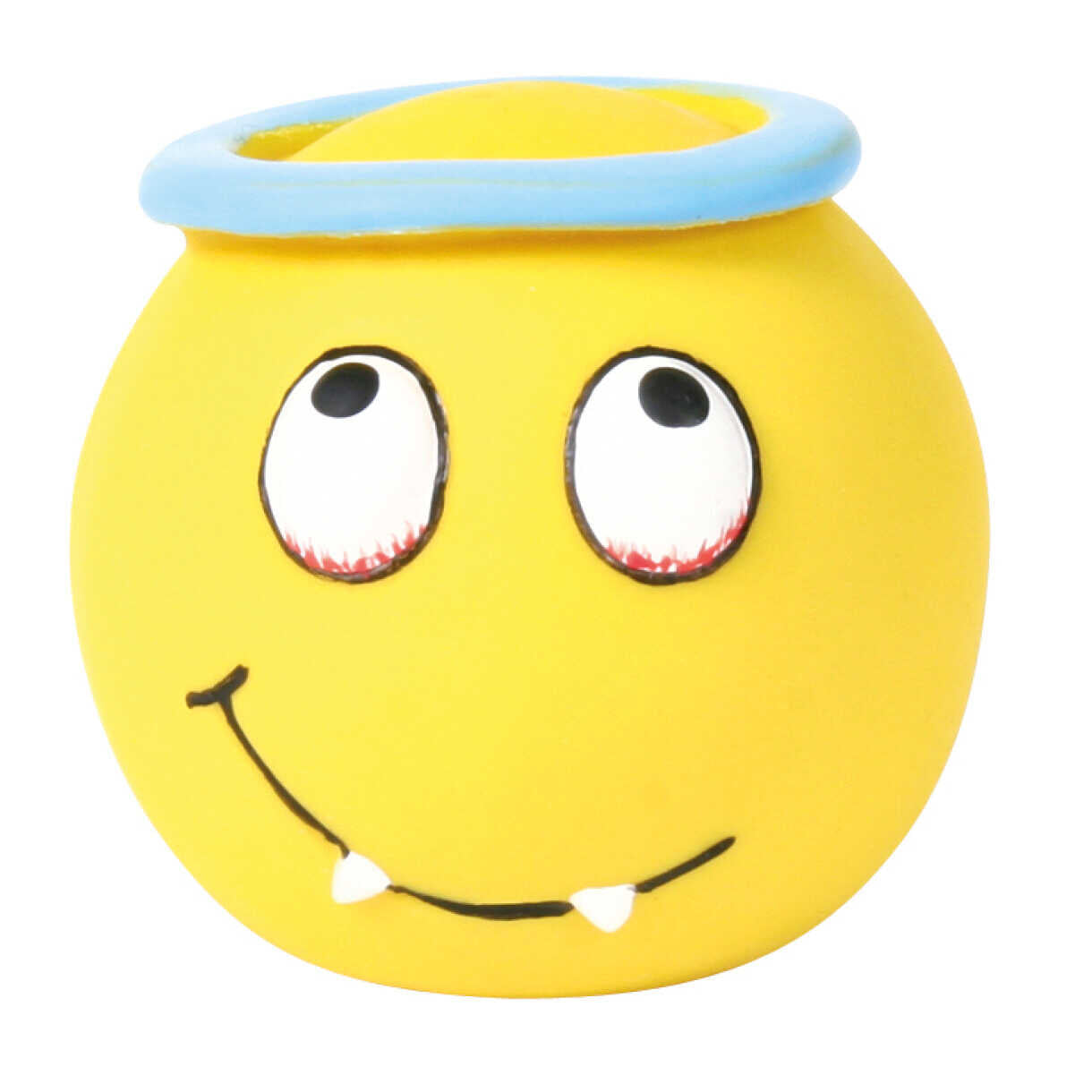 Trixie Hundelegetøj Smileybold i latex med lyd - ø6 cm - assorteret farver