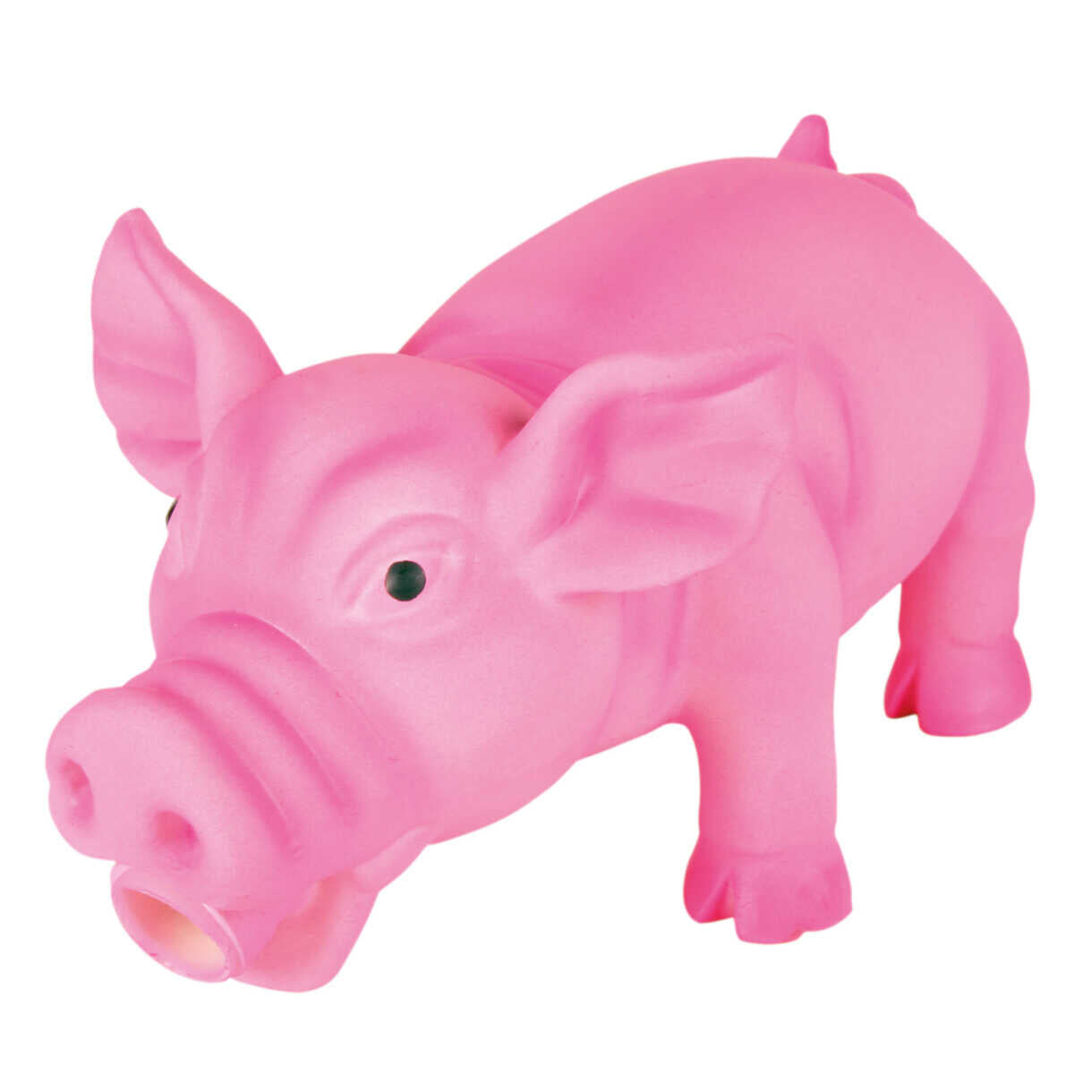 Trixie Hundelegetøj Gris i latex med original dyrelyd - assorterede farver