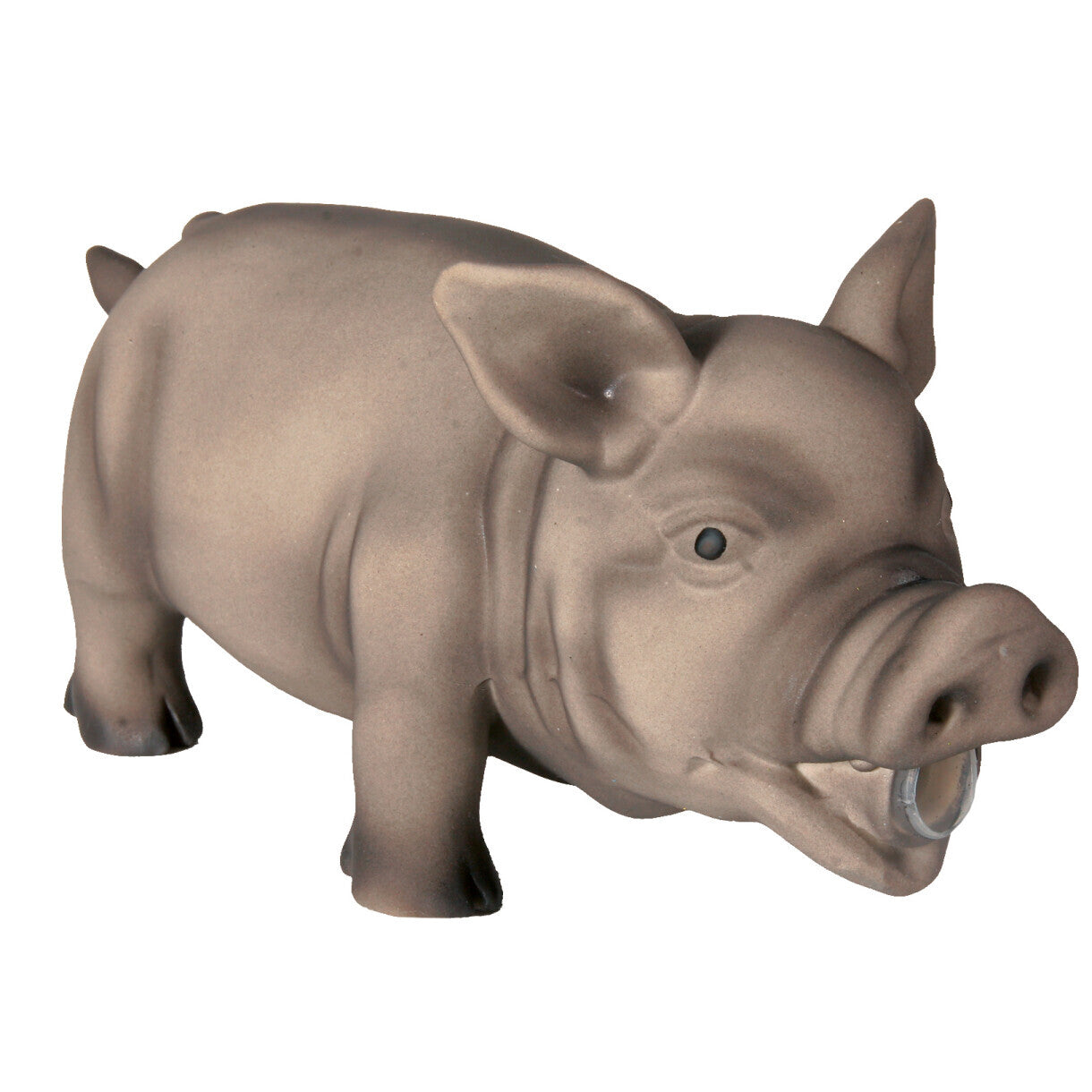 Trixie Hundelegetøj Gris i latex med original dyrelyd - assorterede farver