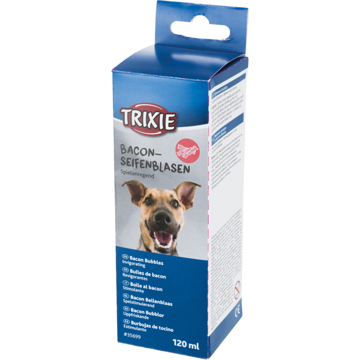 120 ml Trixie Bacon sæbebobler til hundeleg - spilstimulerende