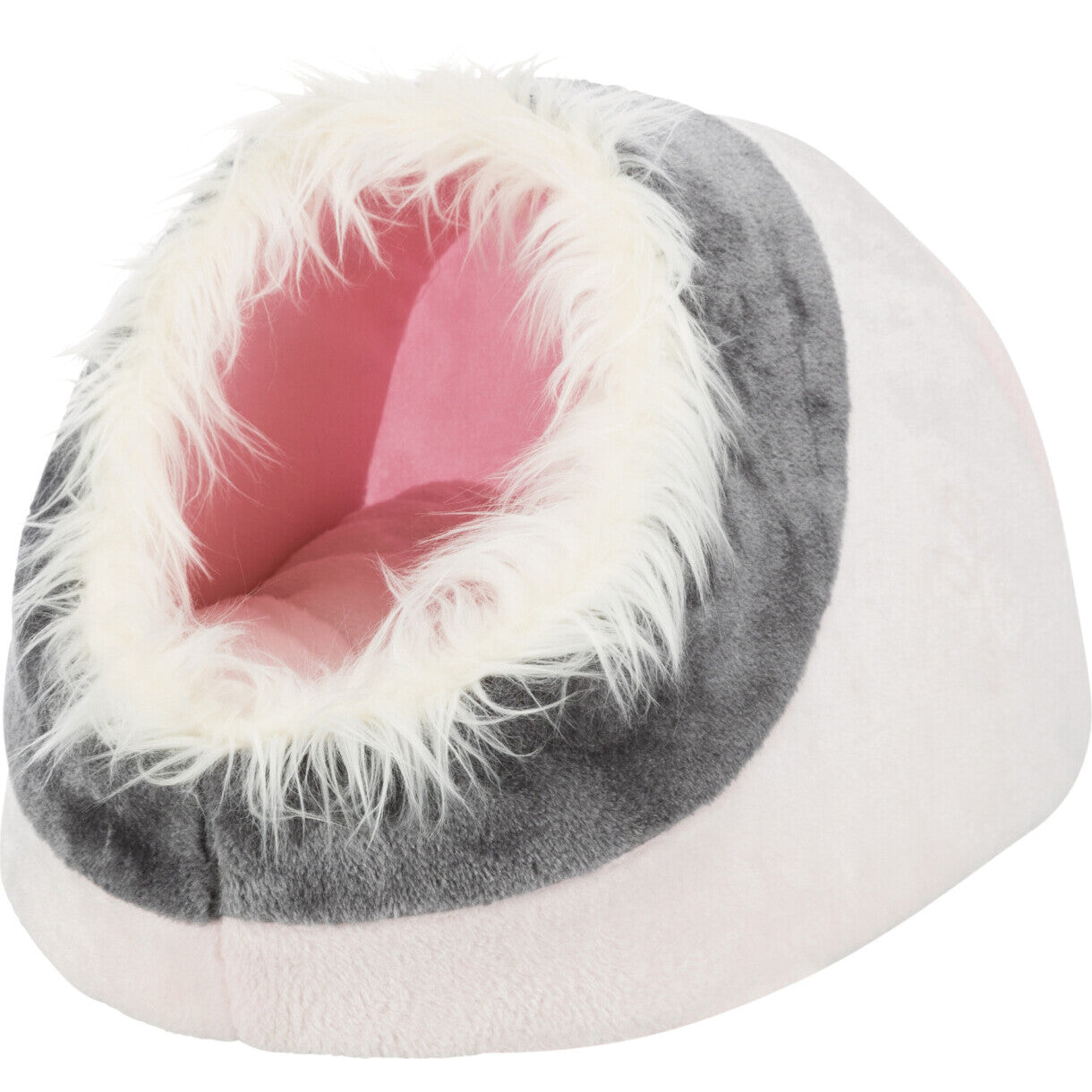 Trixie Minou hunde og kattehule 35x41x26 cm - grå/rosa