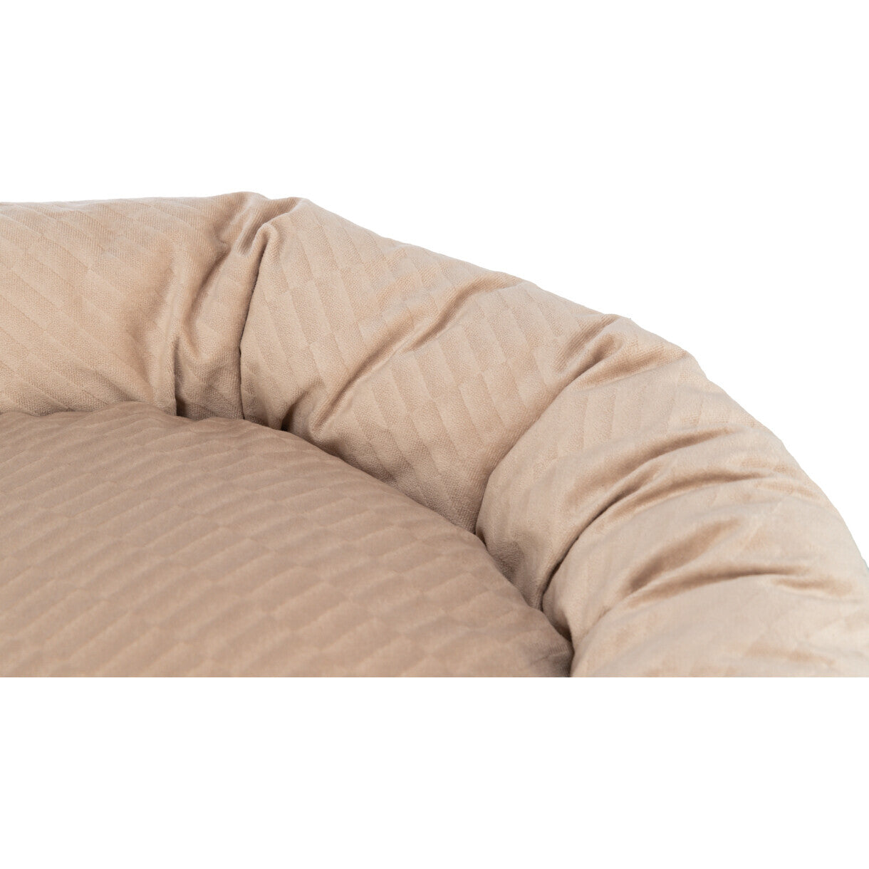 Trixie Alena rund hundeseng - Sand