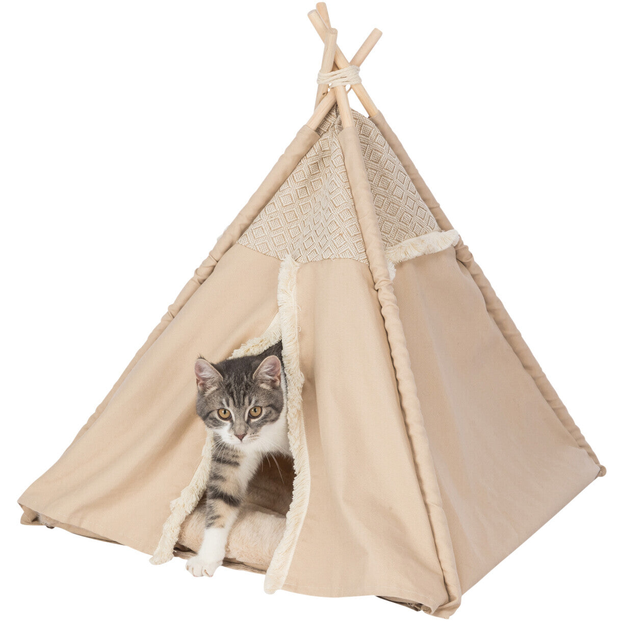 Trixie Boho tipi til katte og hunde 55x55x65 cm