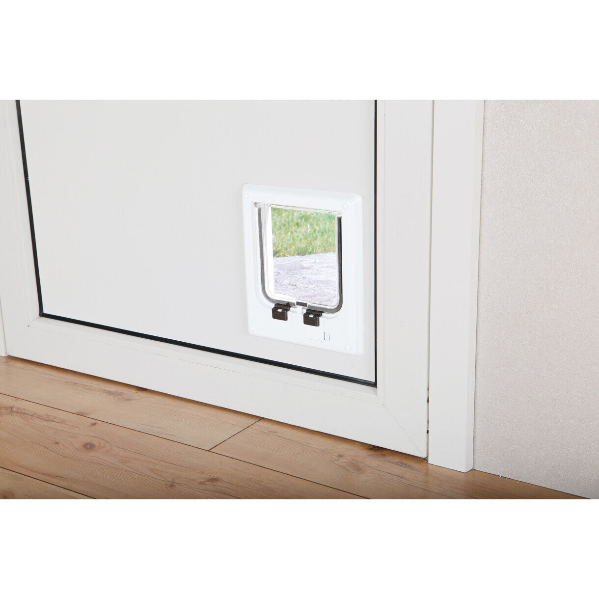 Trixie 4-vejs kattedør nr 1 - elektromagnetisk - 21,1 x 24,4 cm