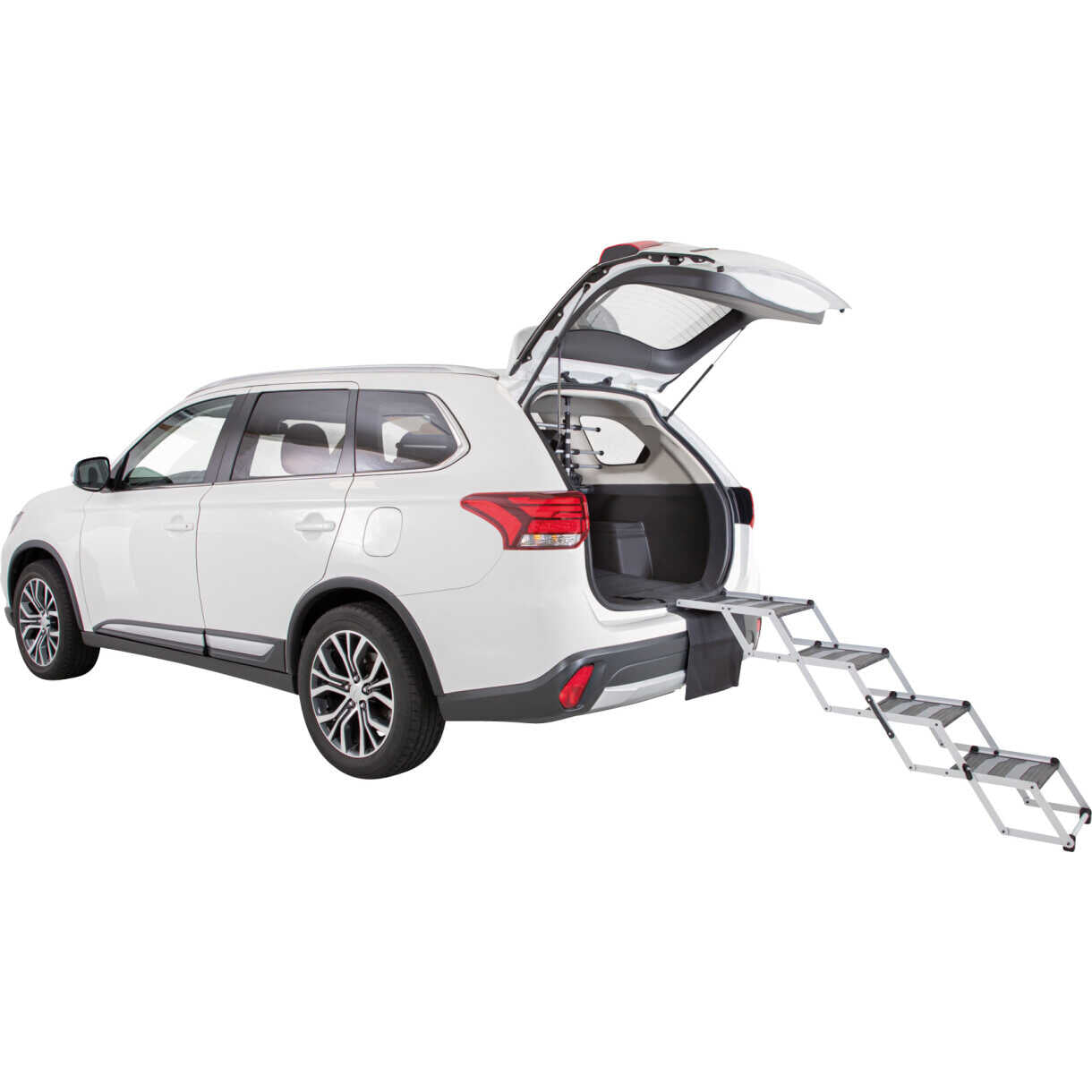 Trixie 4-step foldbar trin i aluminium og plastik