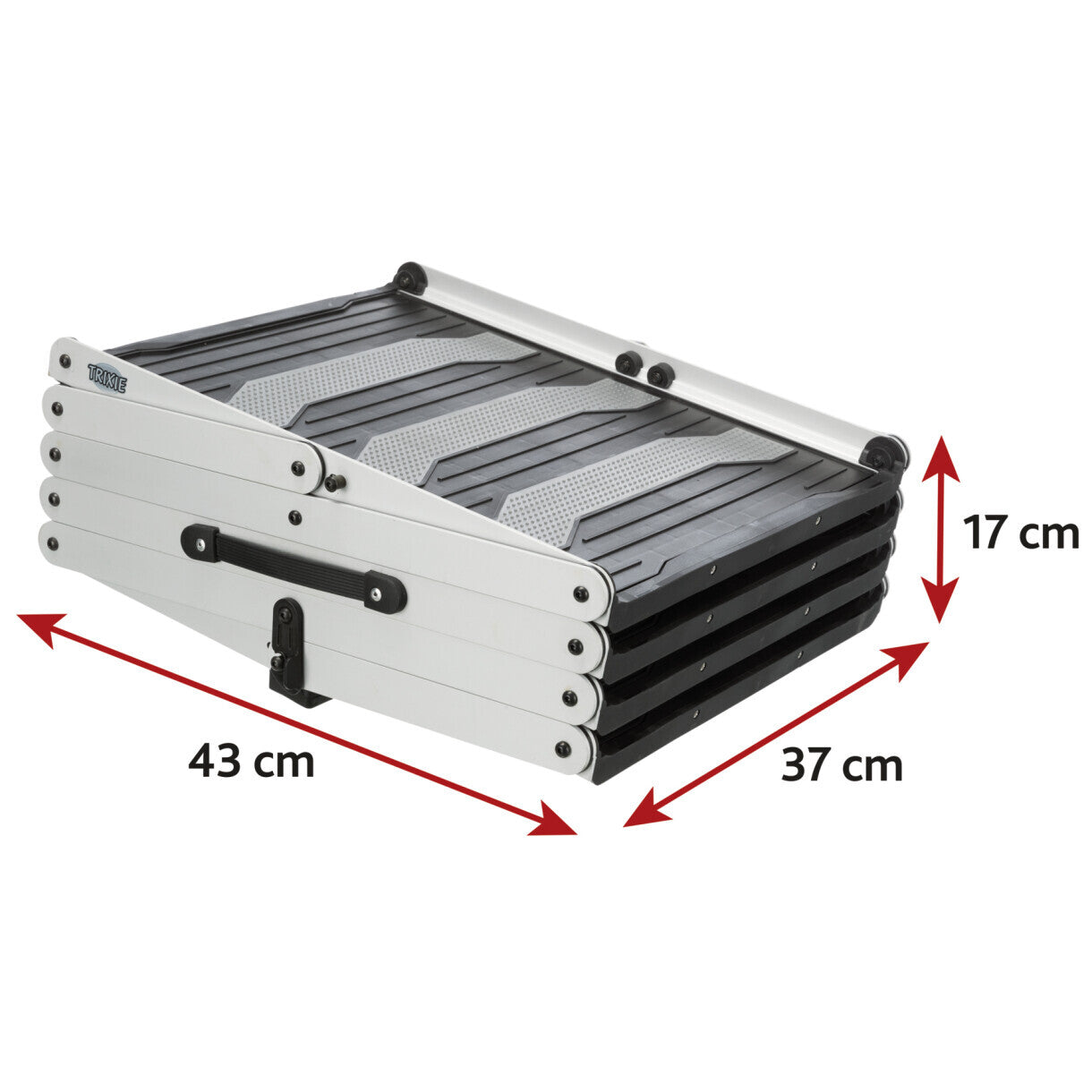 Trixie 4-step foldbar trin i aluminium og plastik
