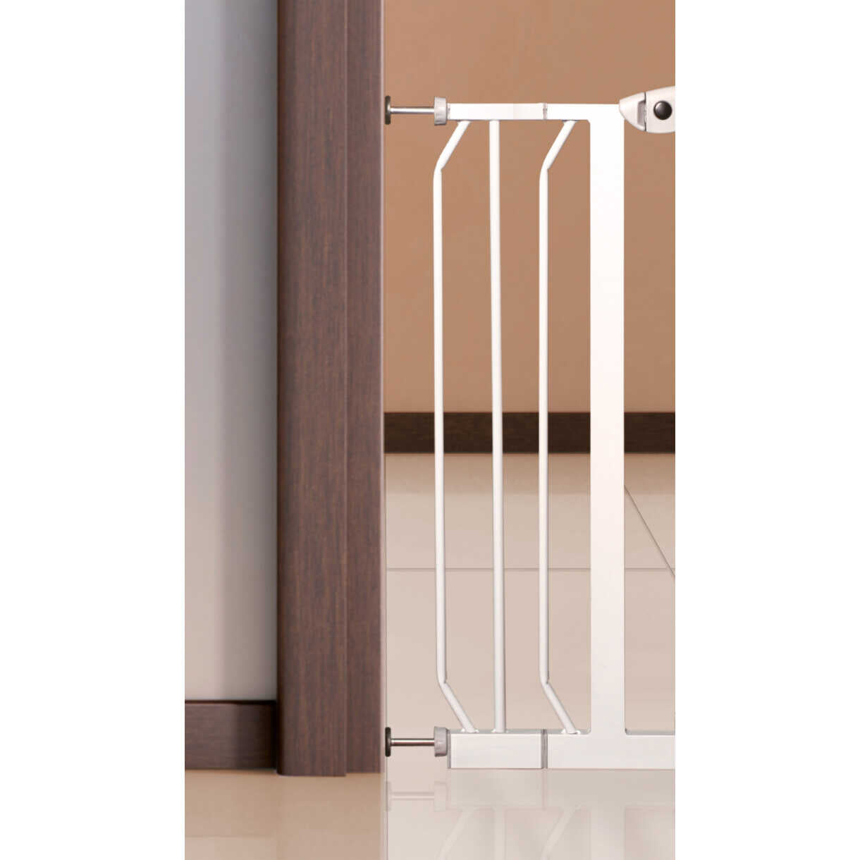 Trixie Ekstra element 10 x 76 cm til Hundegitter i metal 75-85 x 76 cm hvid