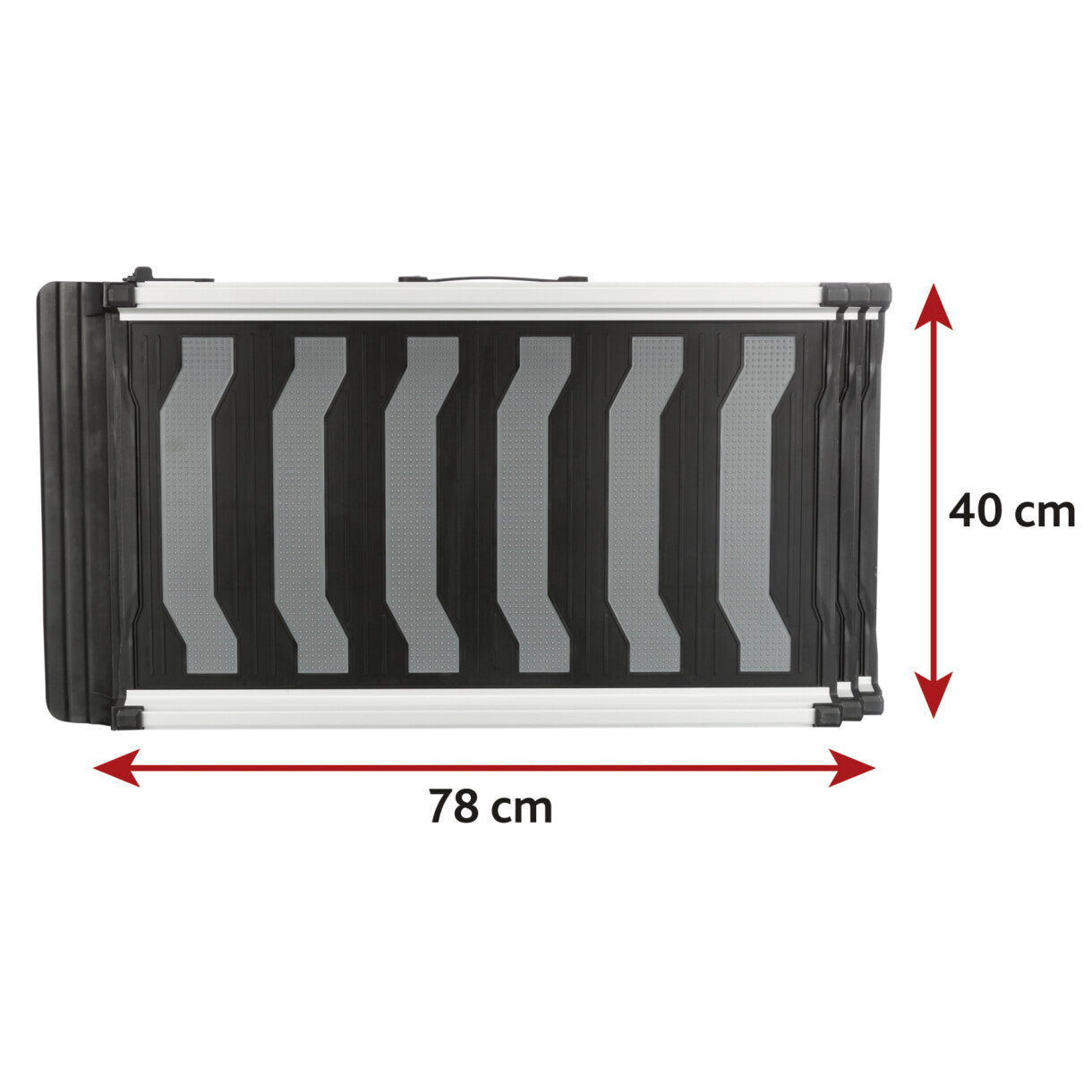 Trixie Hunderampe 40 x 78-175 cm sort og grå