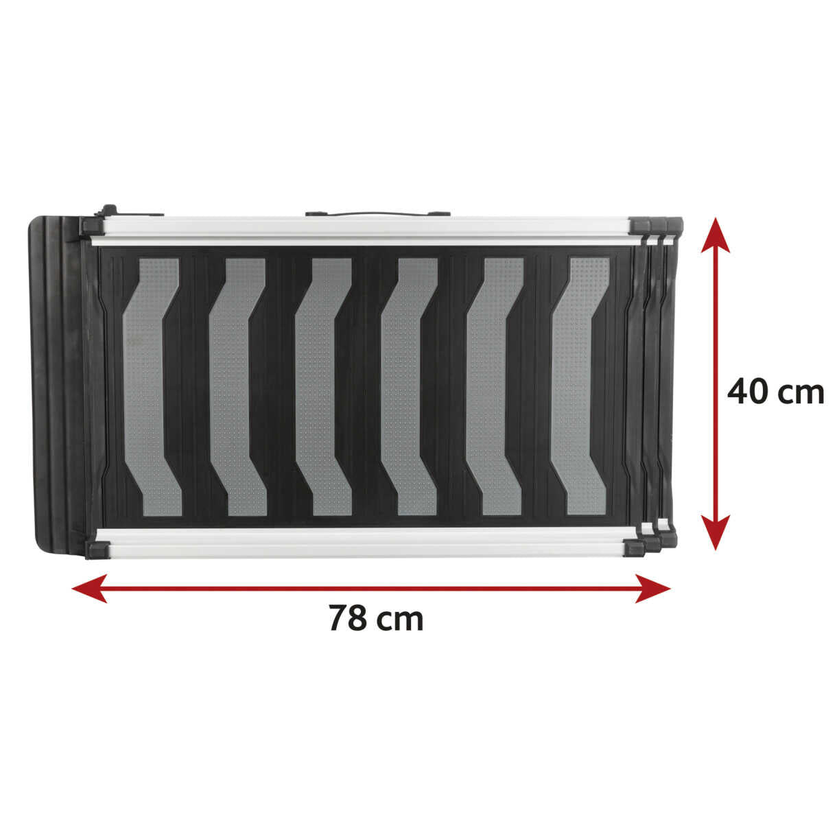 Trixie Hunderampe 40 x 78-175 cm sort og grå