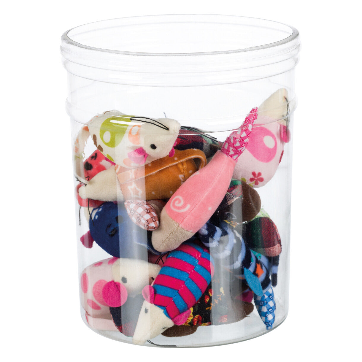 Trixie kattelegetøj assorteret dyr plys og stof 9 - 12 cm