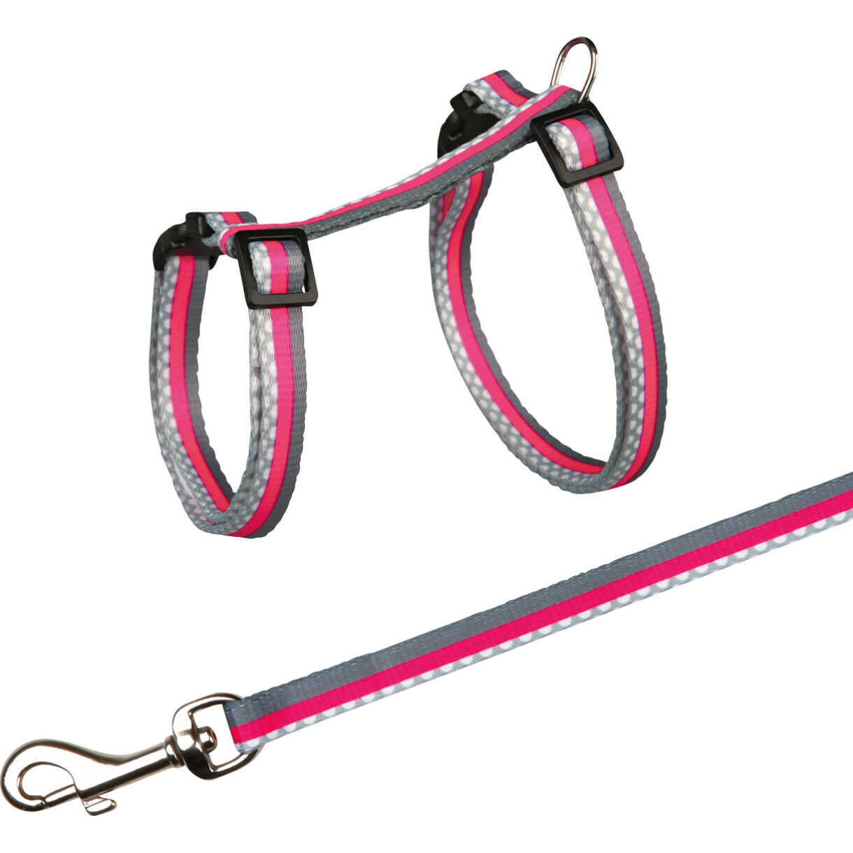 Trixie kattesele med line 27 - 45 cm 10 mm assorteret farver