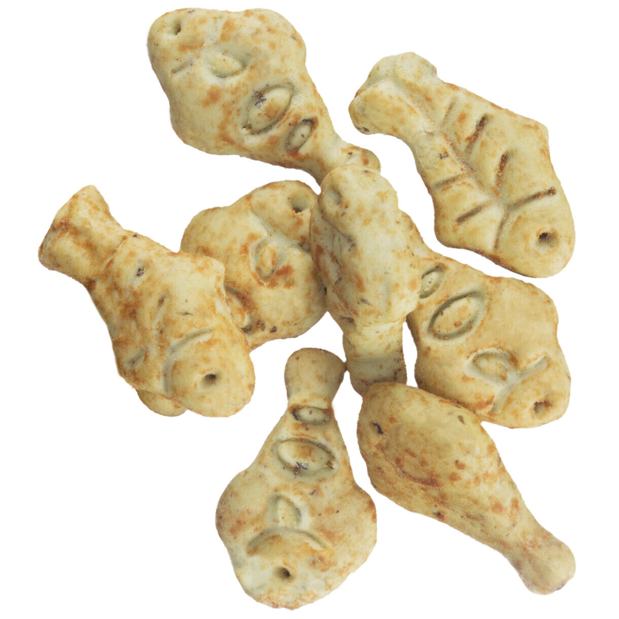 50 g Cookies med laks og catnip