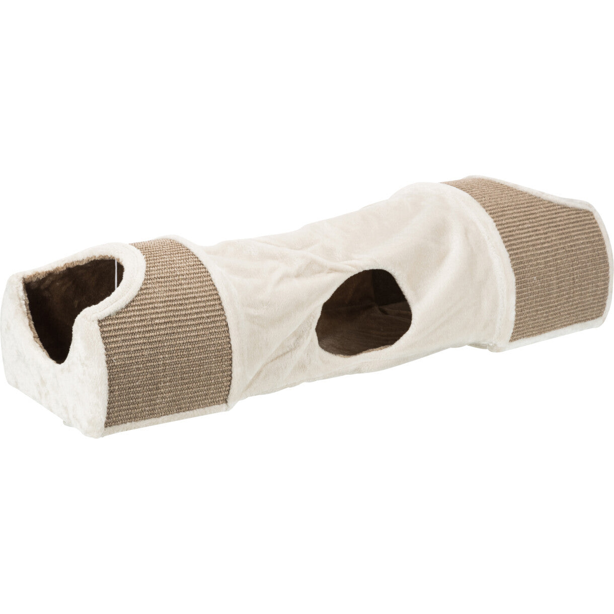 Trixie Katte kradsetunnel 110 x 30 x 38 cm lysegrå og brun