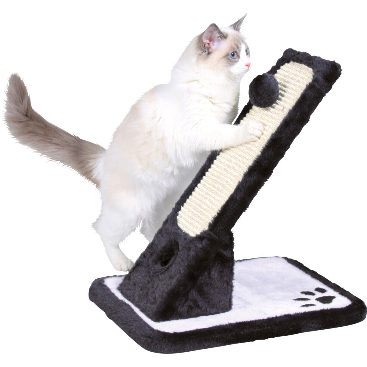 Trixie Katte kradsebræt 30 x 42 x 40 cm - sort - hvid
