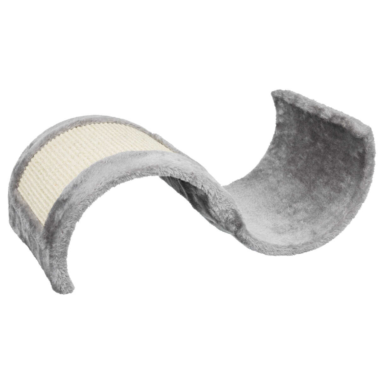 Trixie Katte kradsebølge Wavy med plyds grå 39 x 28 x 50 cm