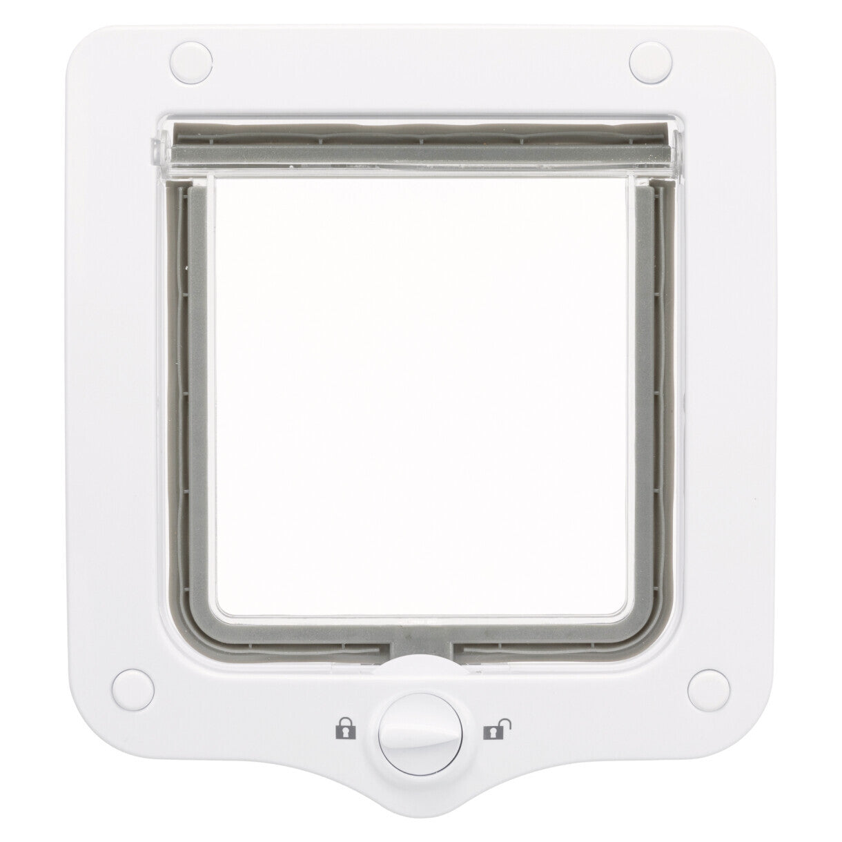 Trixie 2 vejs Kattedør nr 3 - 20 x 22 cm hvid